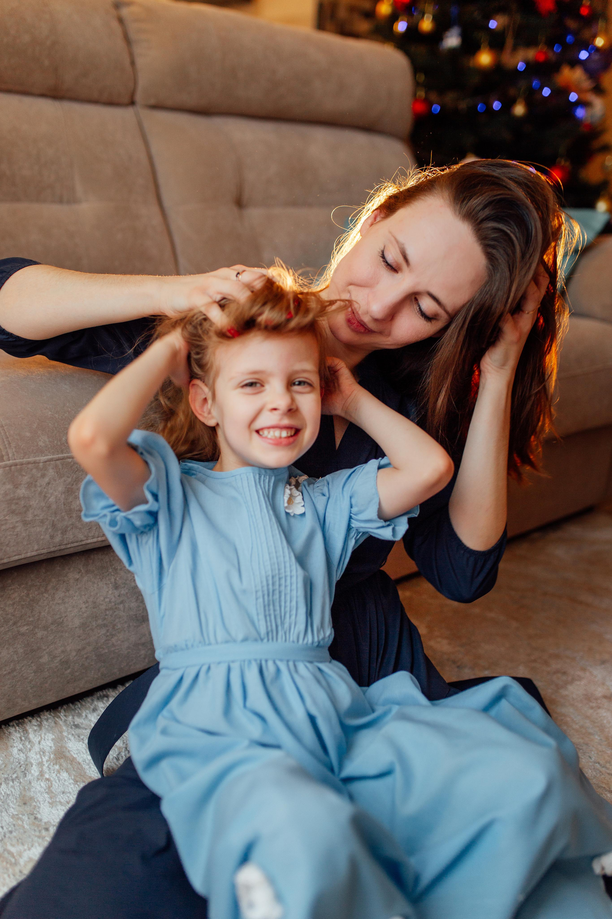 Фотосессия мама и дочки