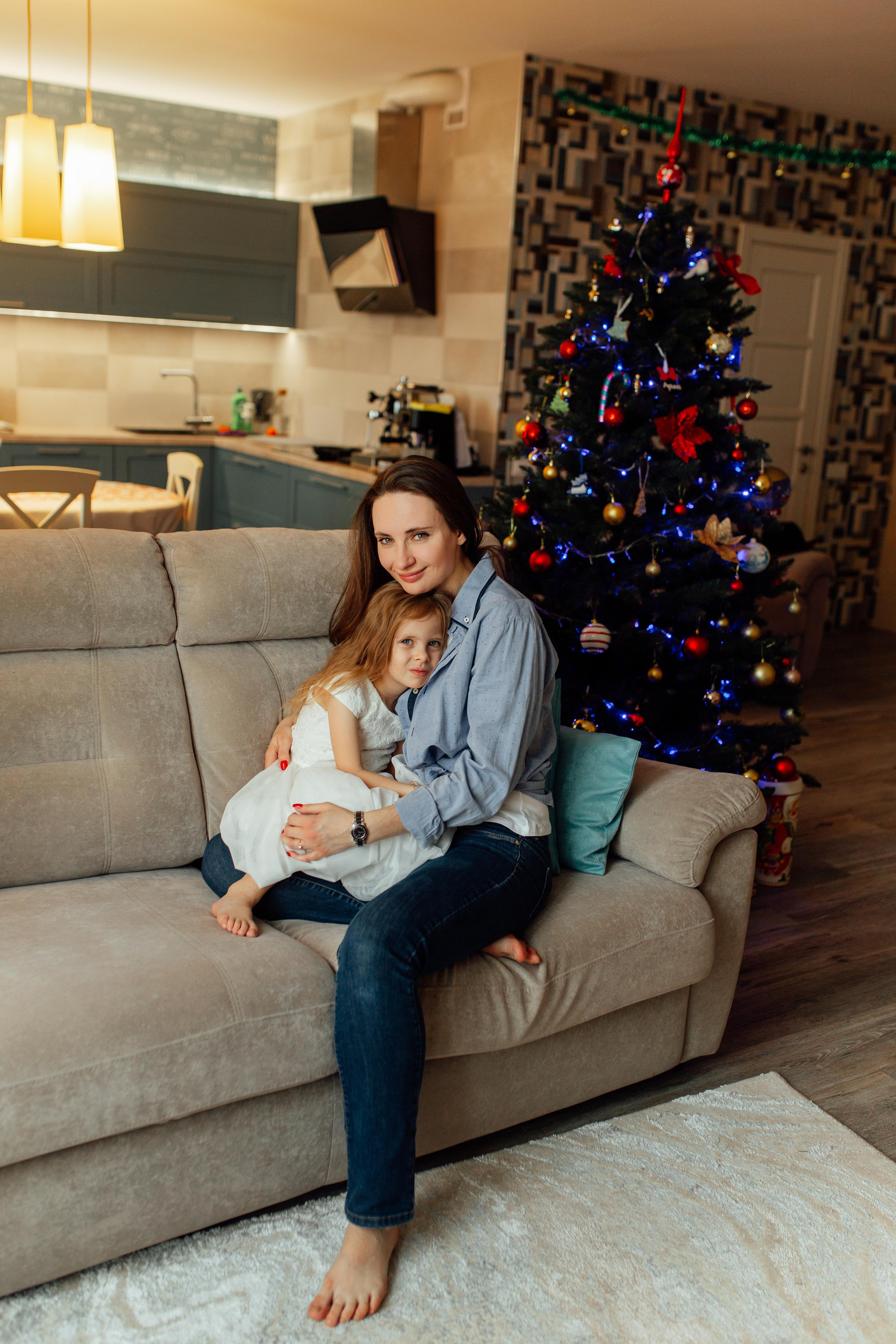 Фотосессия мама и дочки