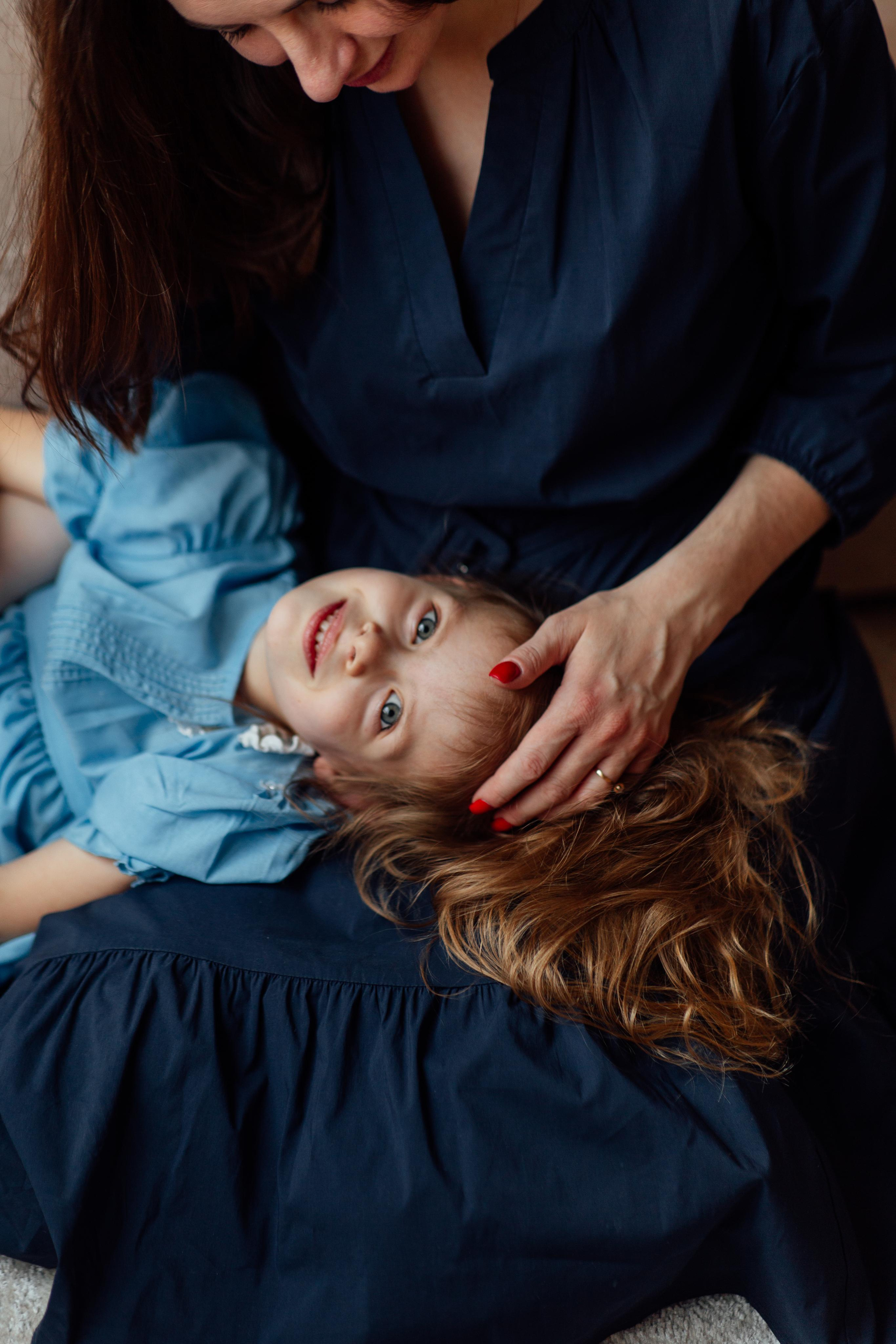 Фотосессия мама и дочки