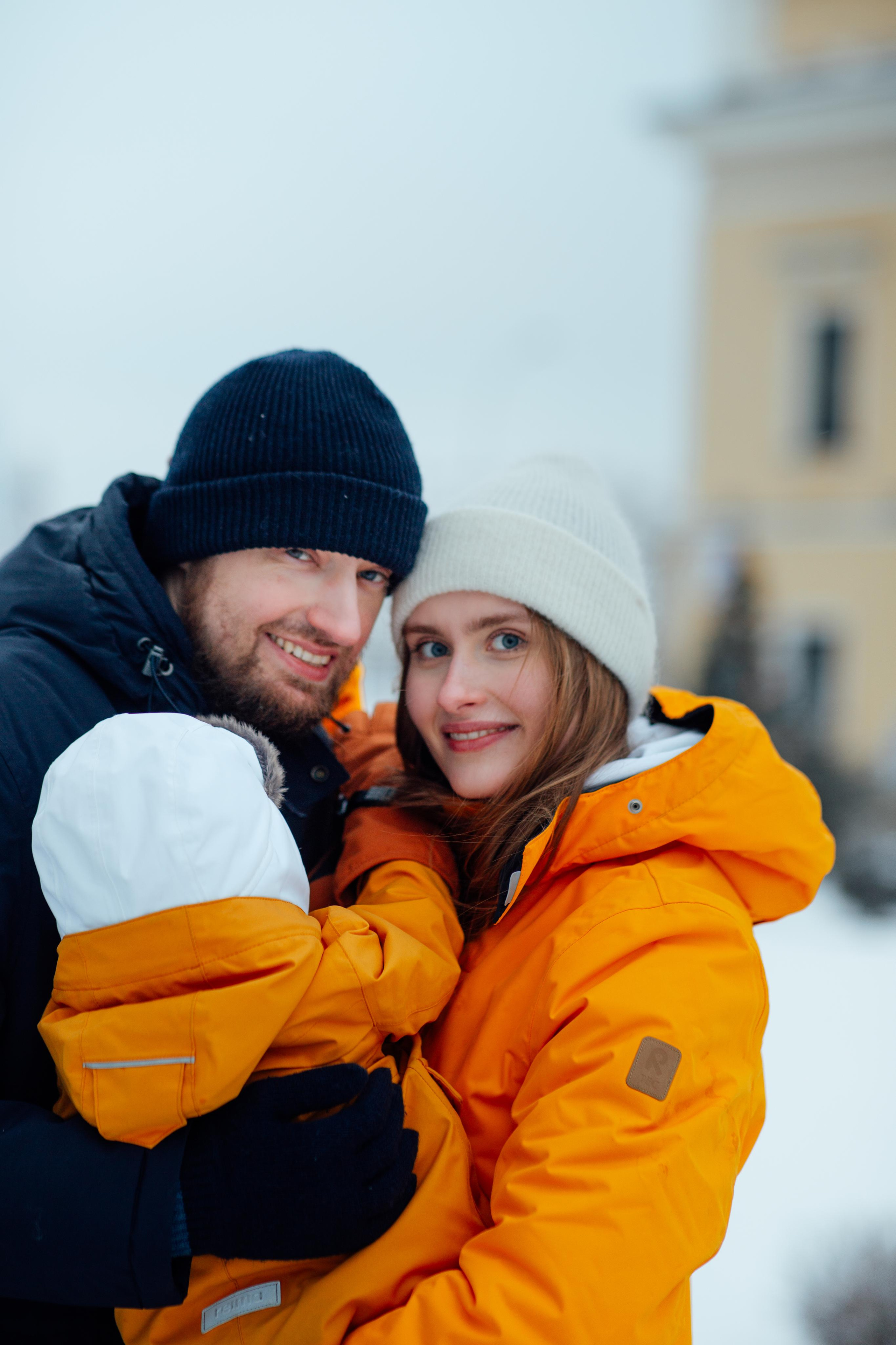 Зимняя семейная