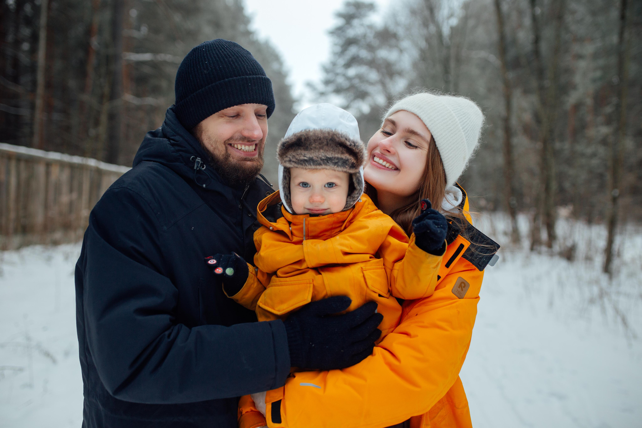 Зимняя семейная