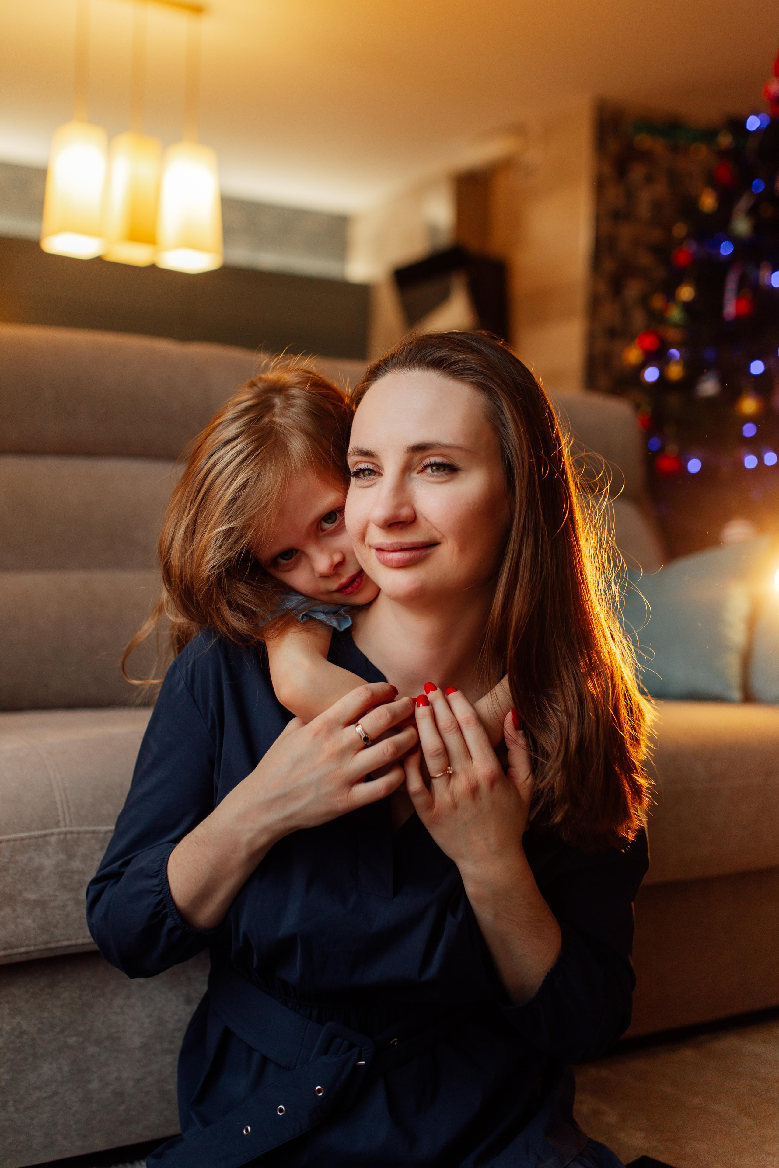 Фотосессия мама и дочки