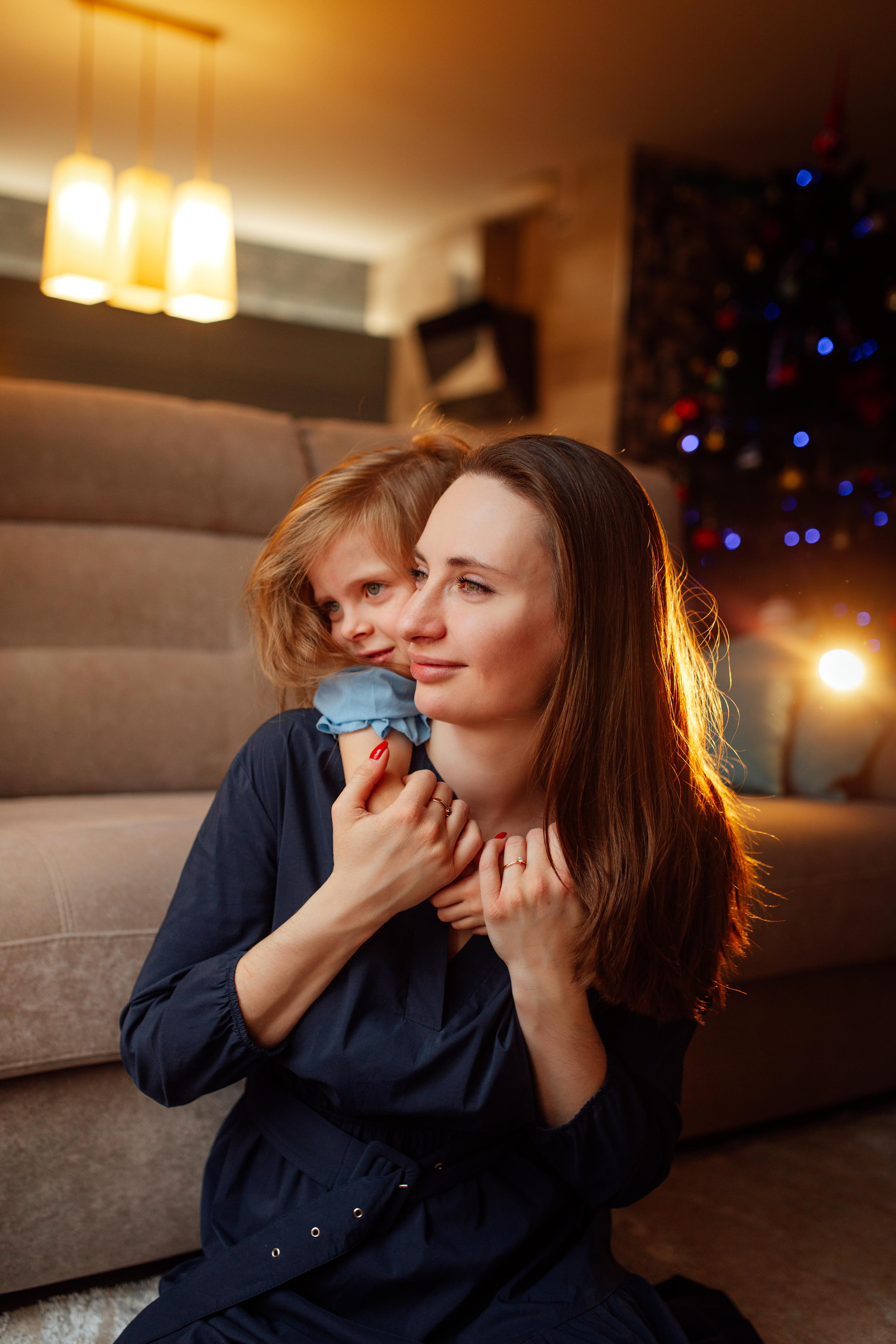 Фотосессия мама и дочки