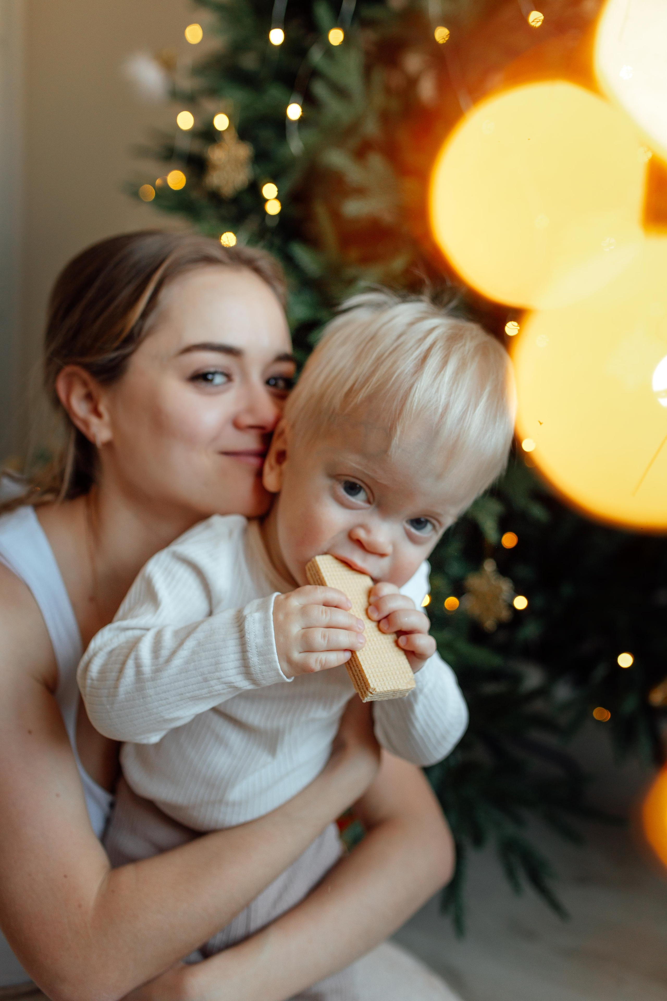 Домашняя мама Наташа и Владик