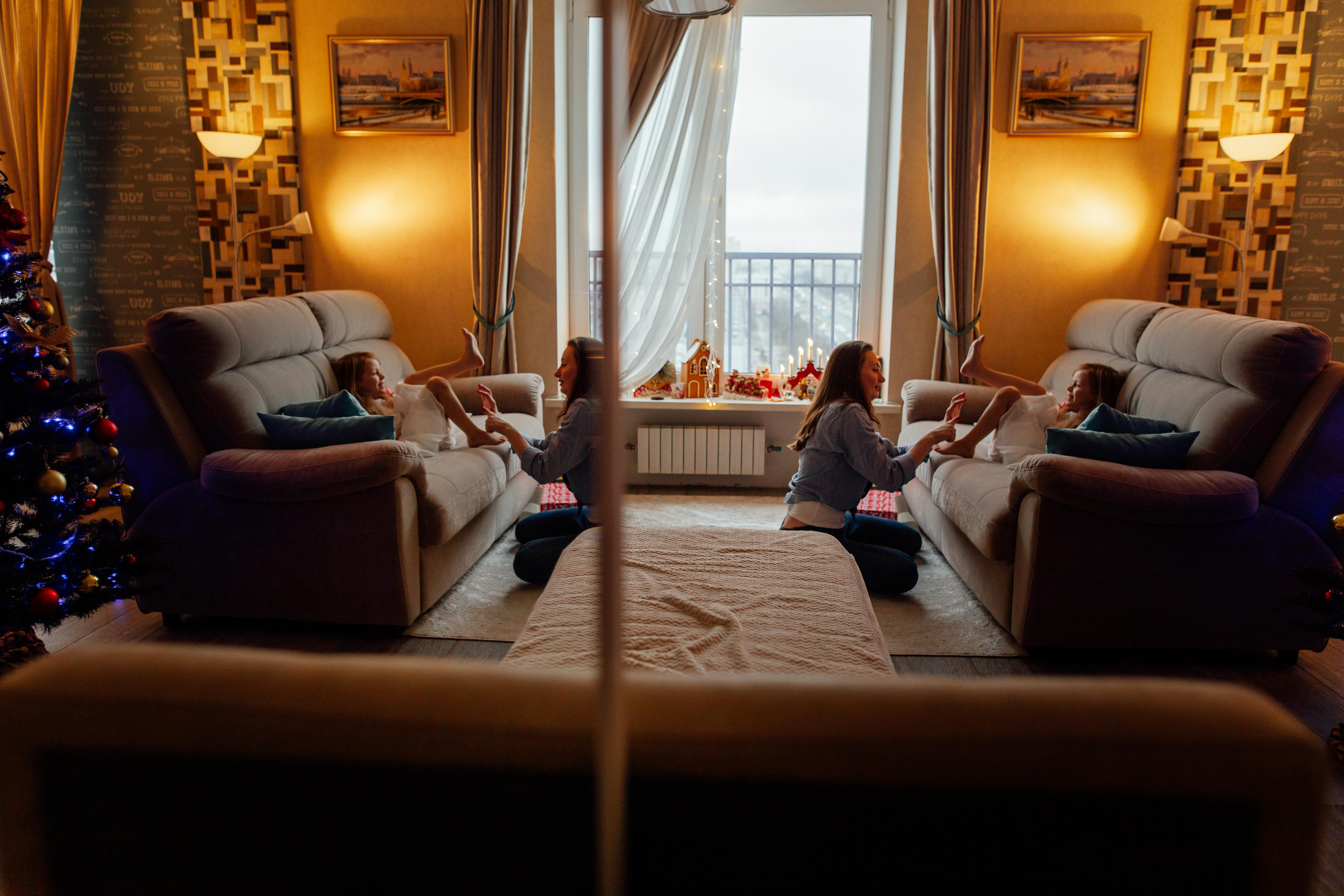 Фотосессия мама и дочки