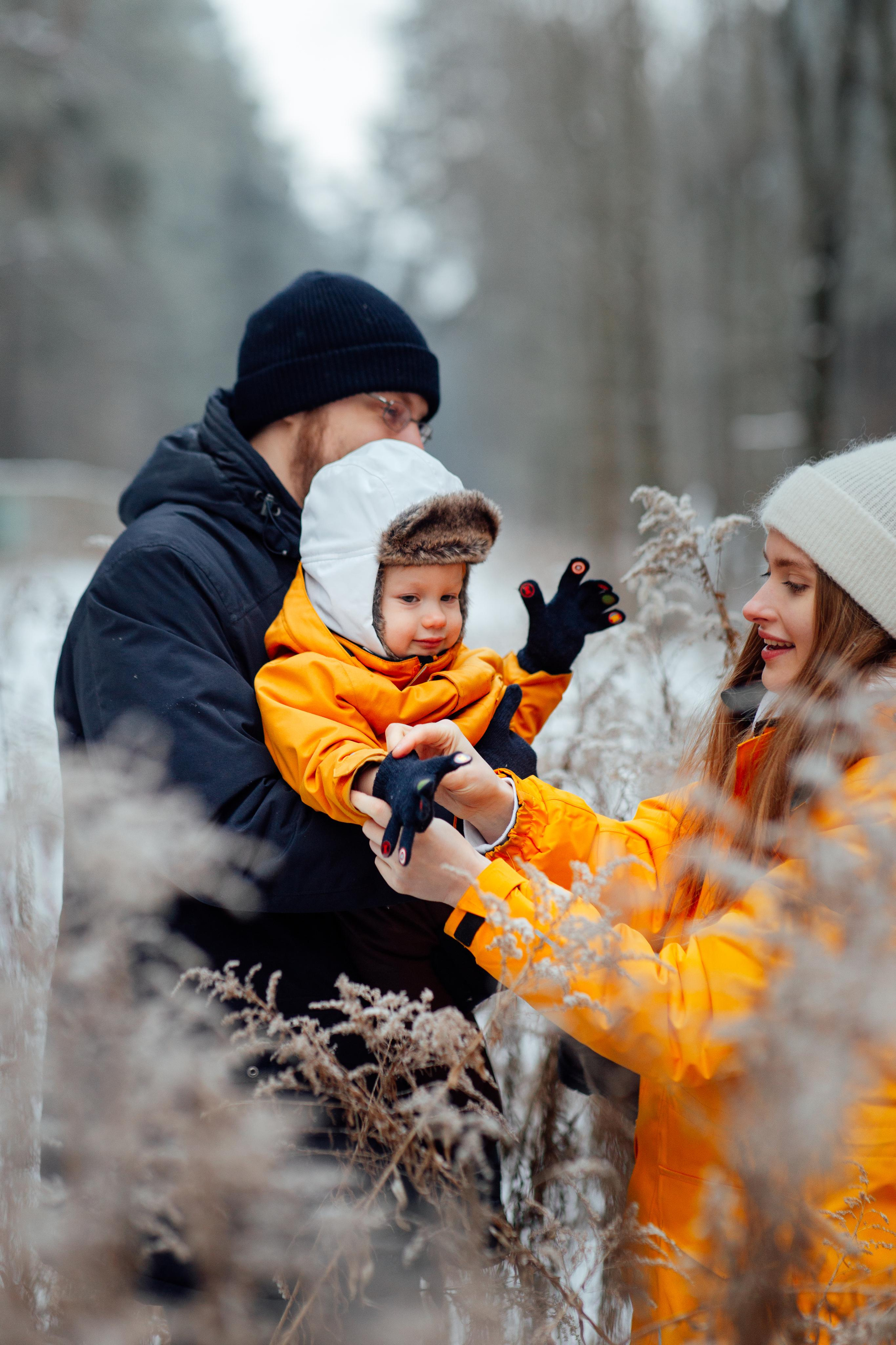 Зимняя семейная
