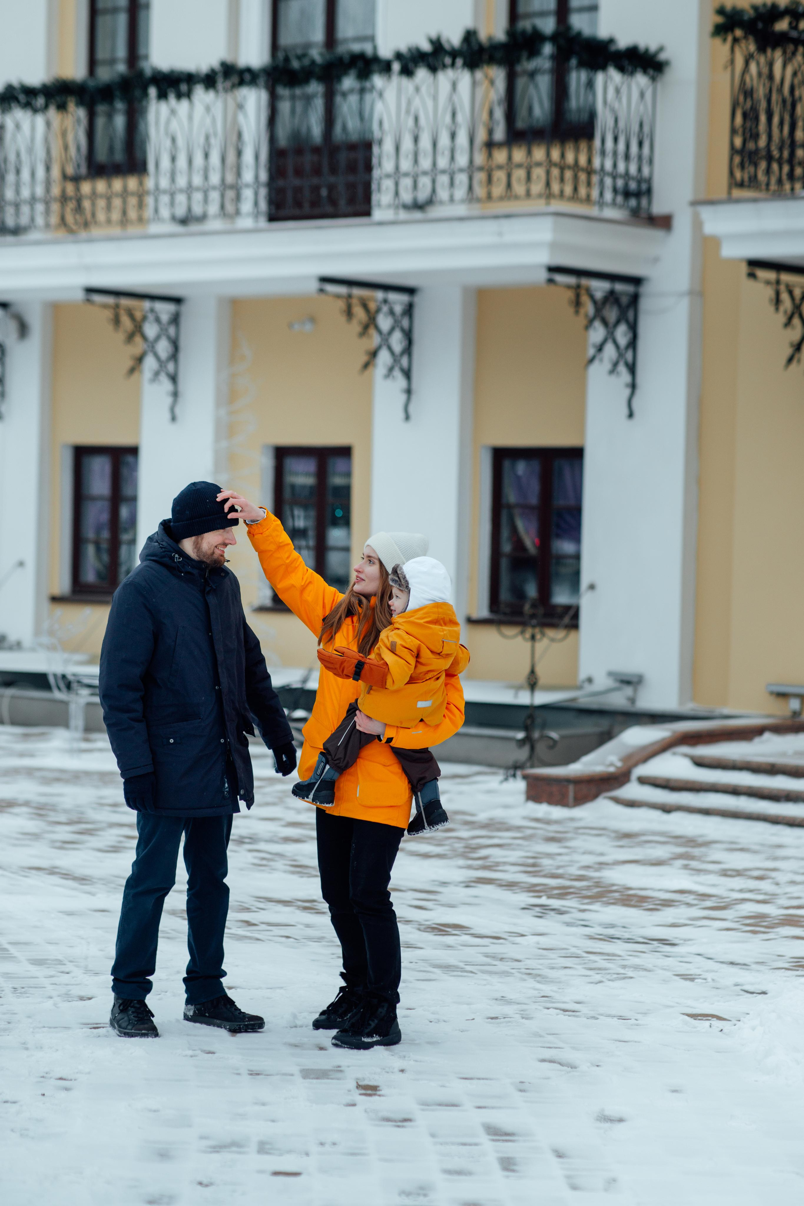 Зимняя семейная