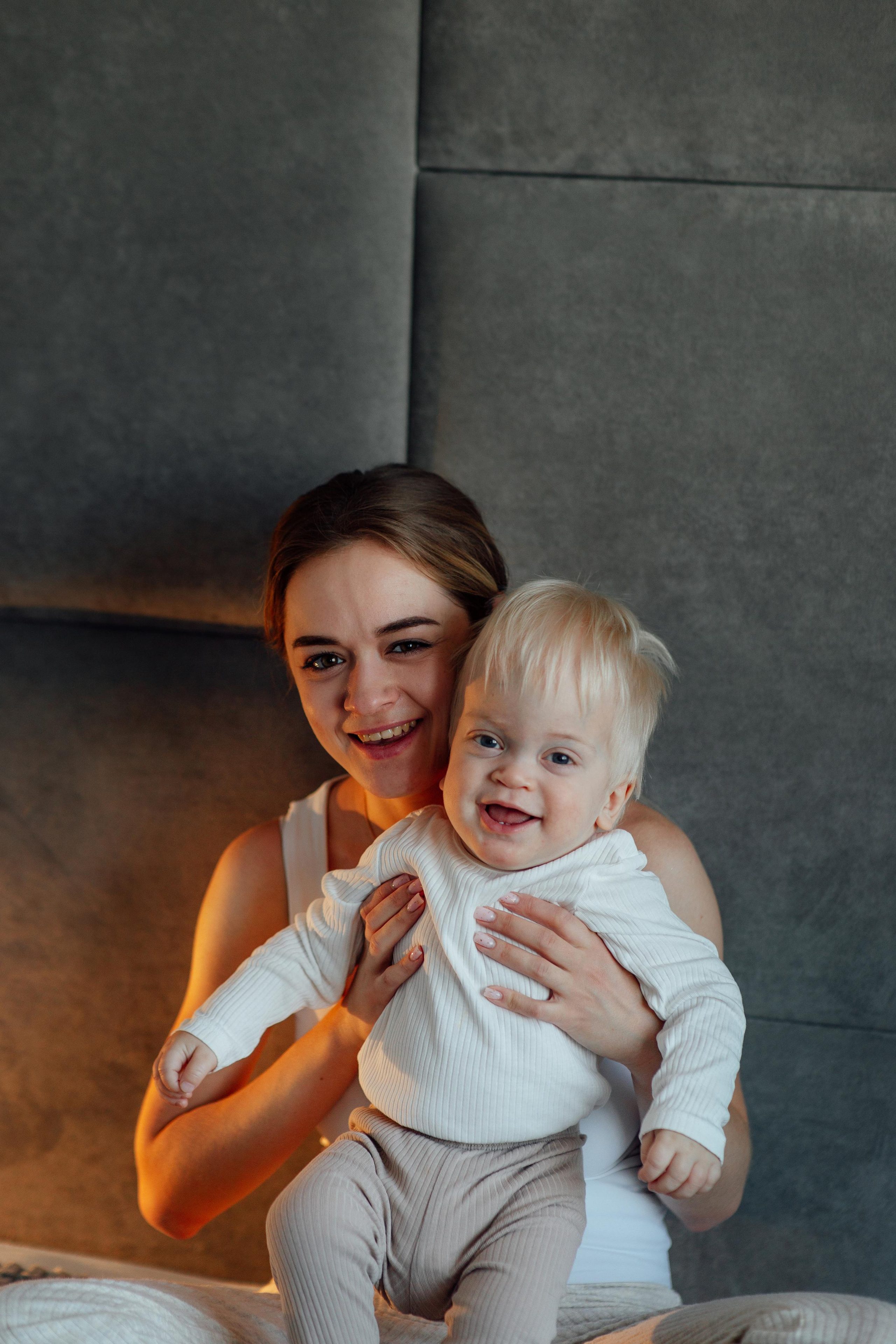 Домашняя мама Наташа и Владик