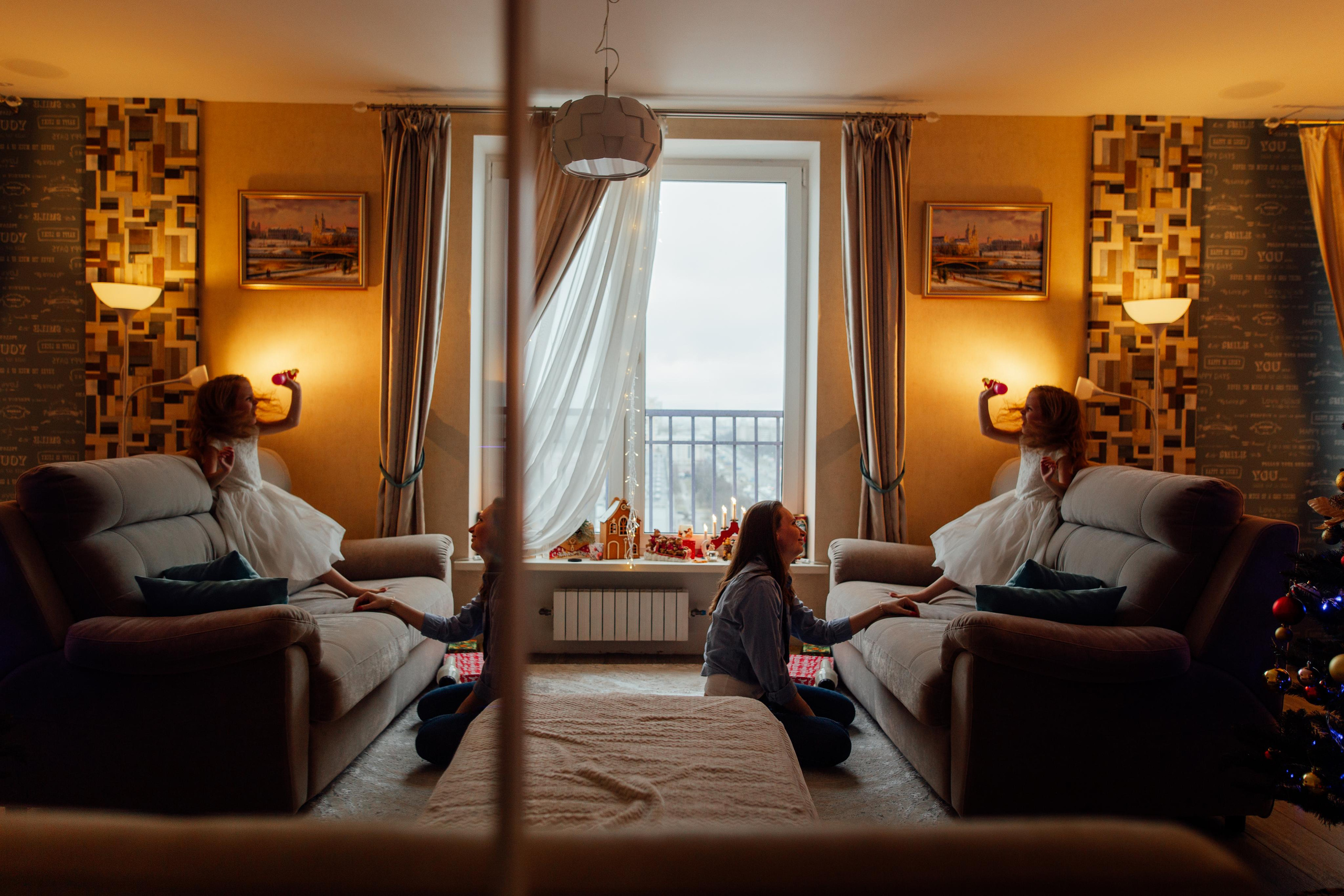 Фотосессия мама и дочки