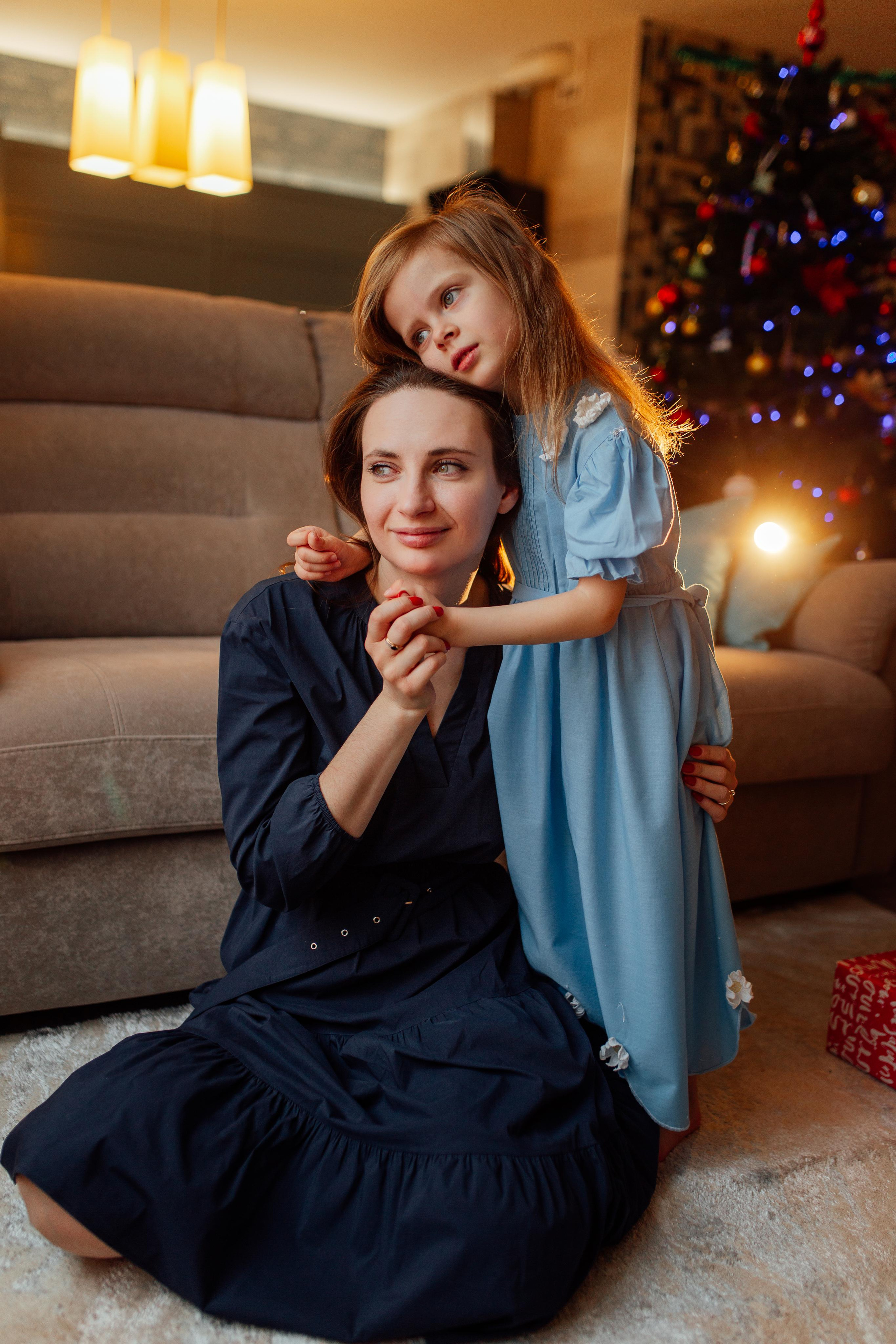 Фотосессия мама и дочки