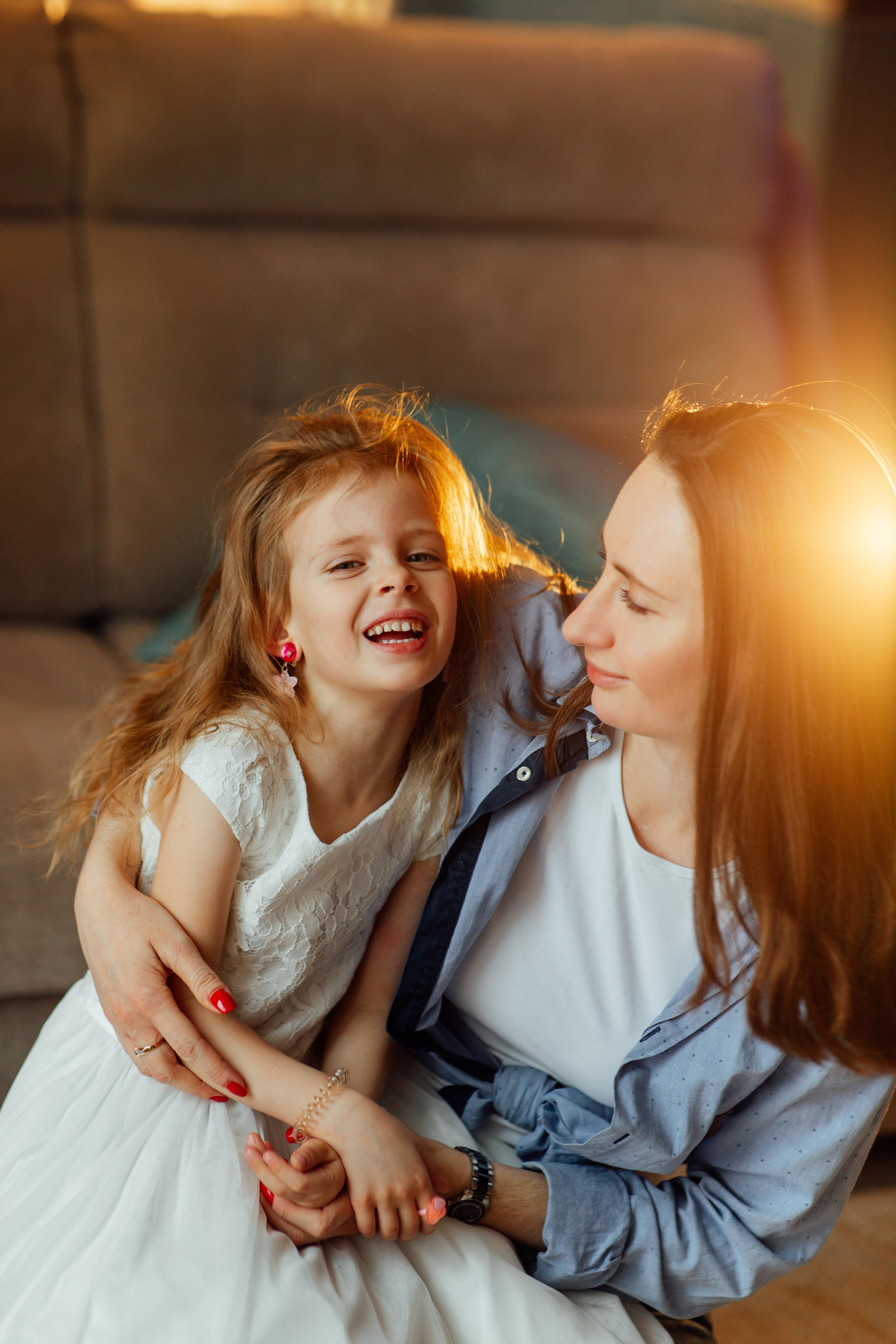 Фотосессия мама и дочки