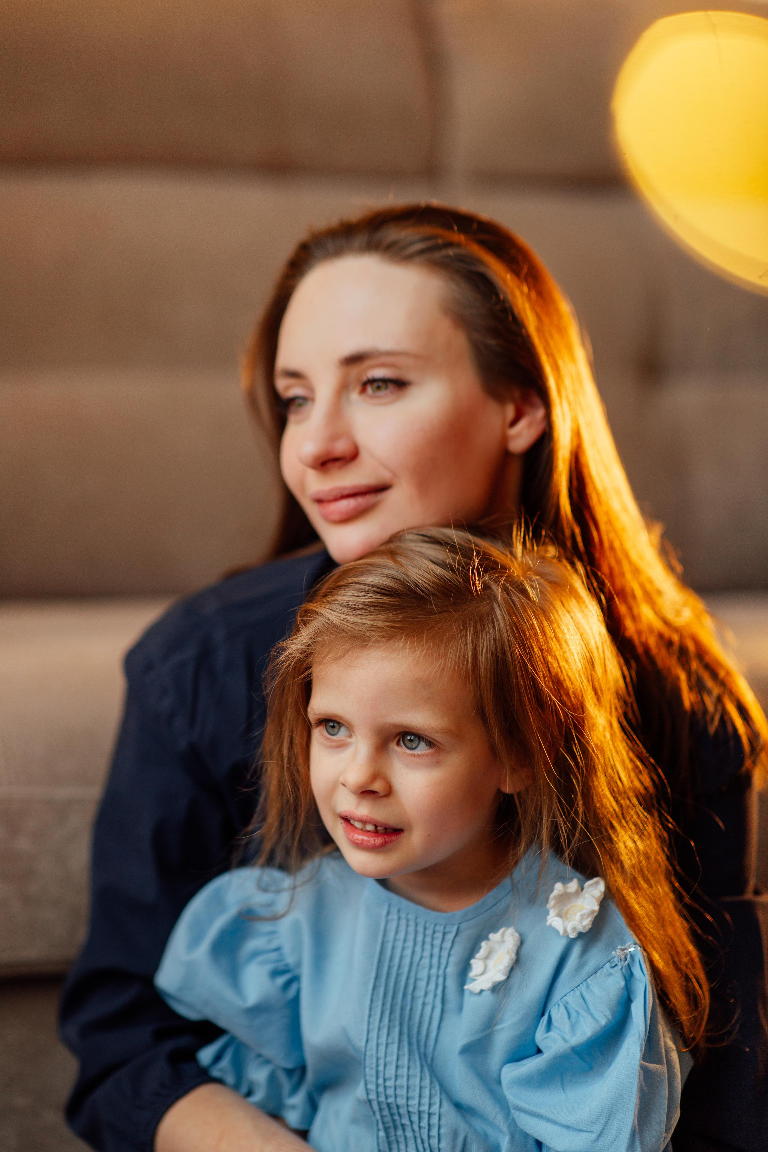 Фотосессия мама и дочки