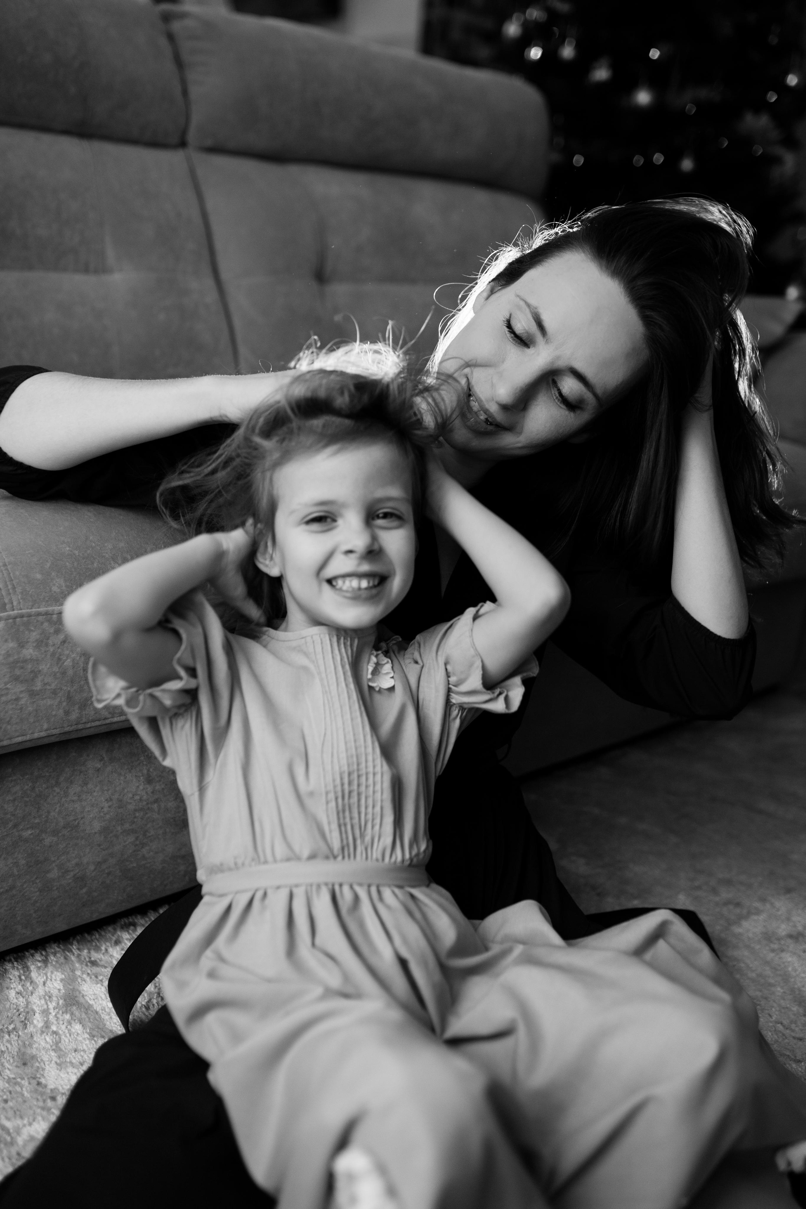 Фотосессия мама и дочки