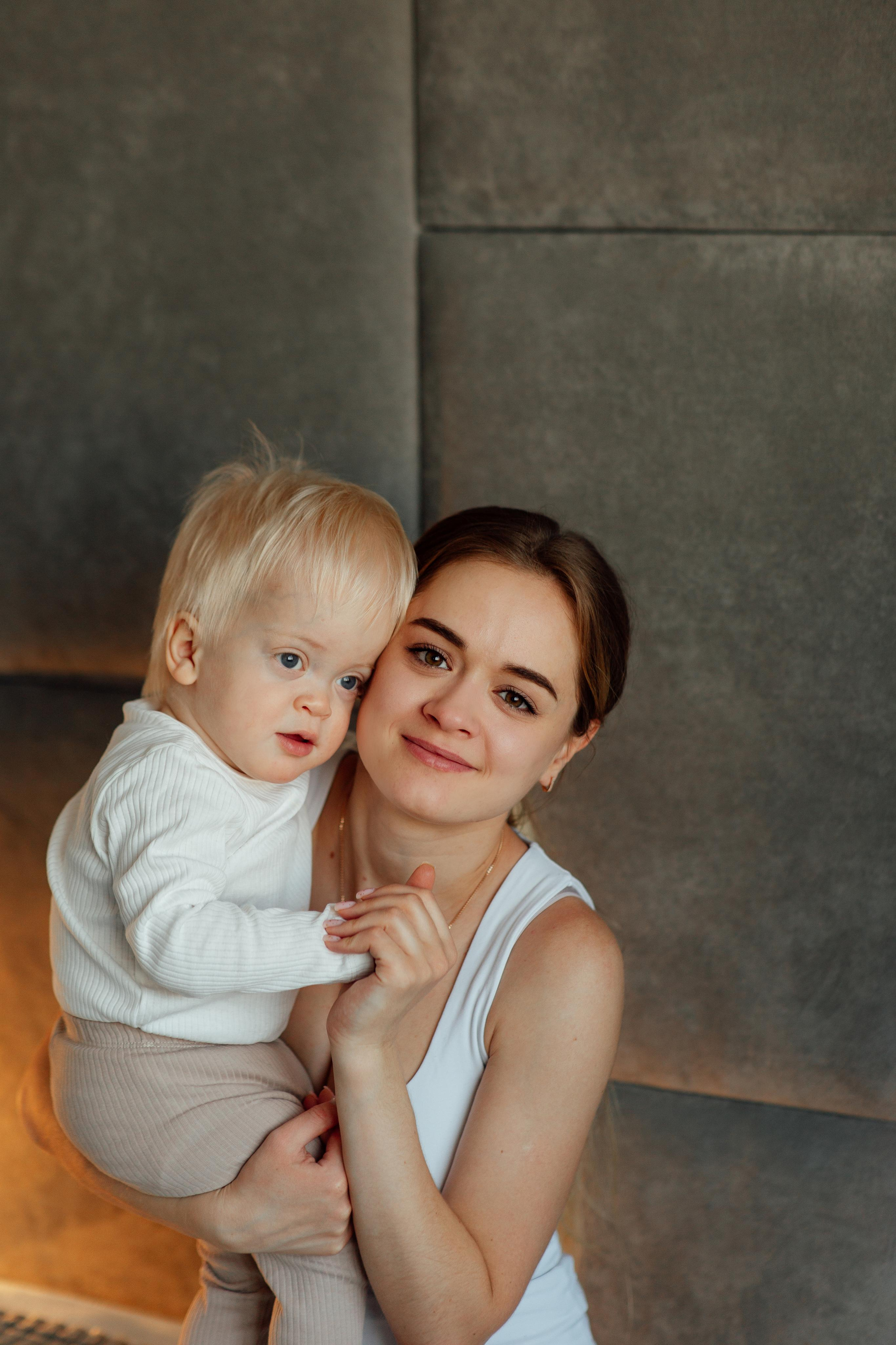 Домашняя мама Наташа и Владик