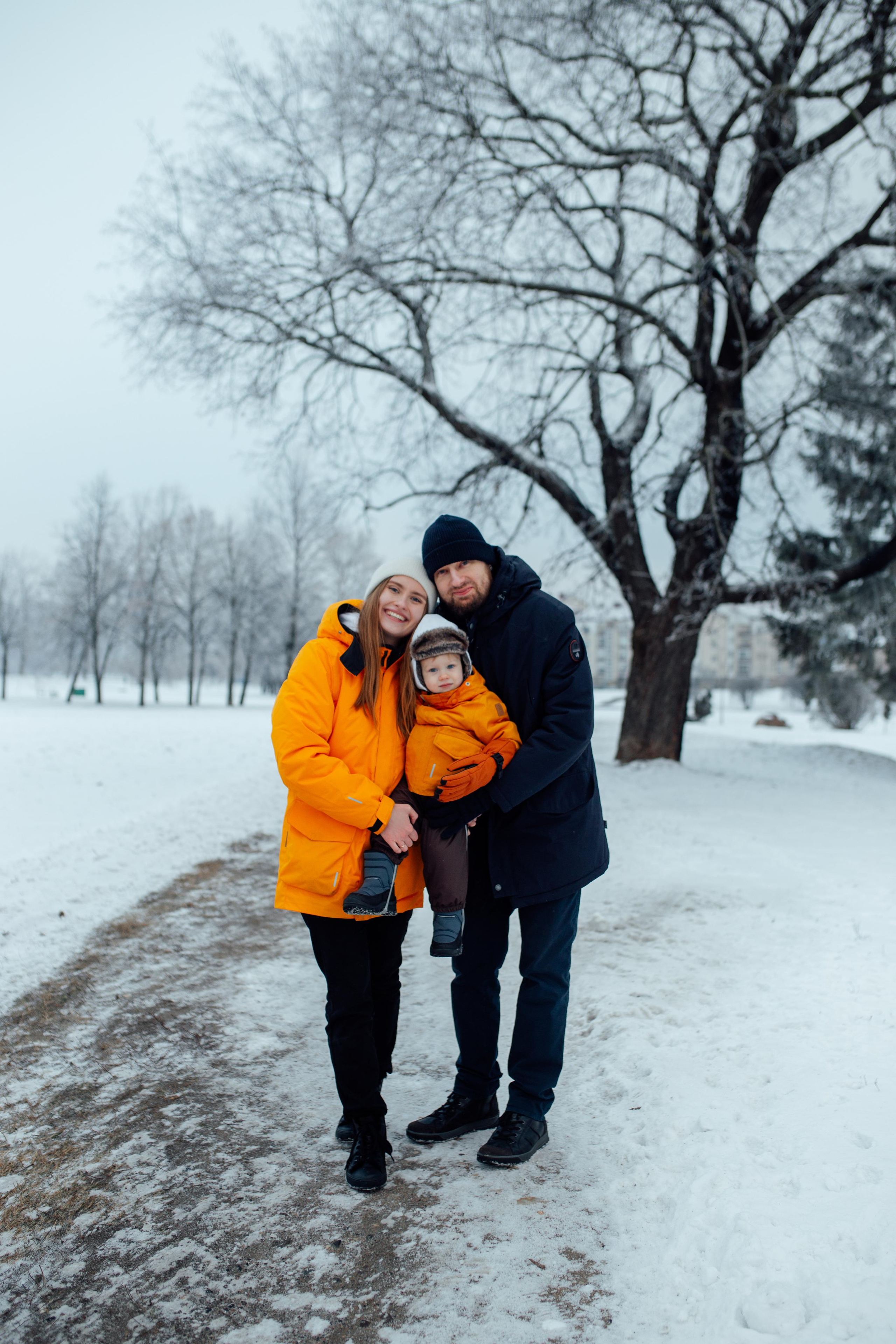 Зимняя семейная