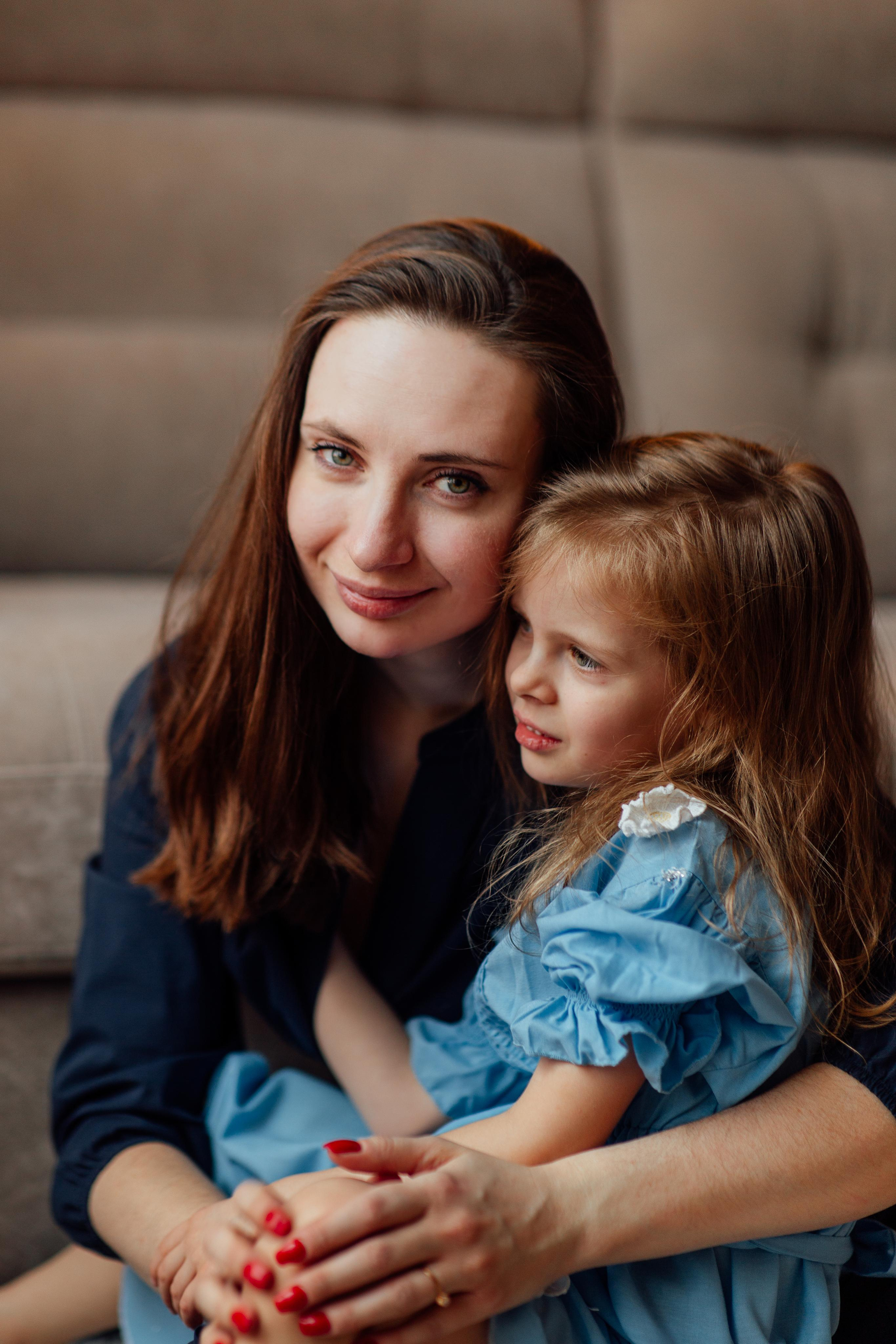 Фотосессия мама и дочки