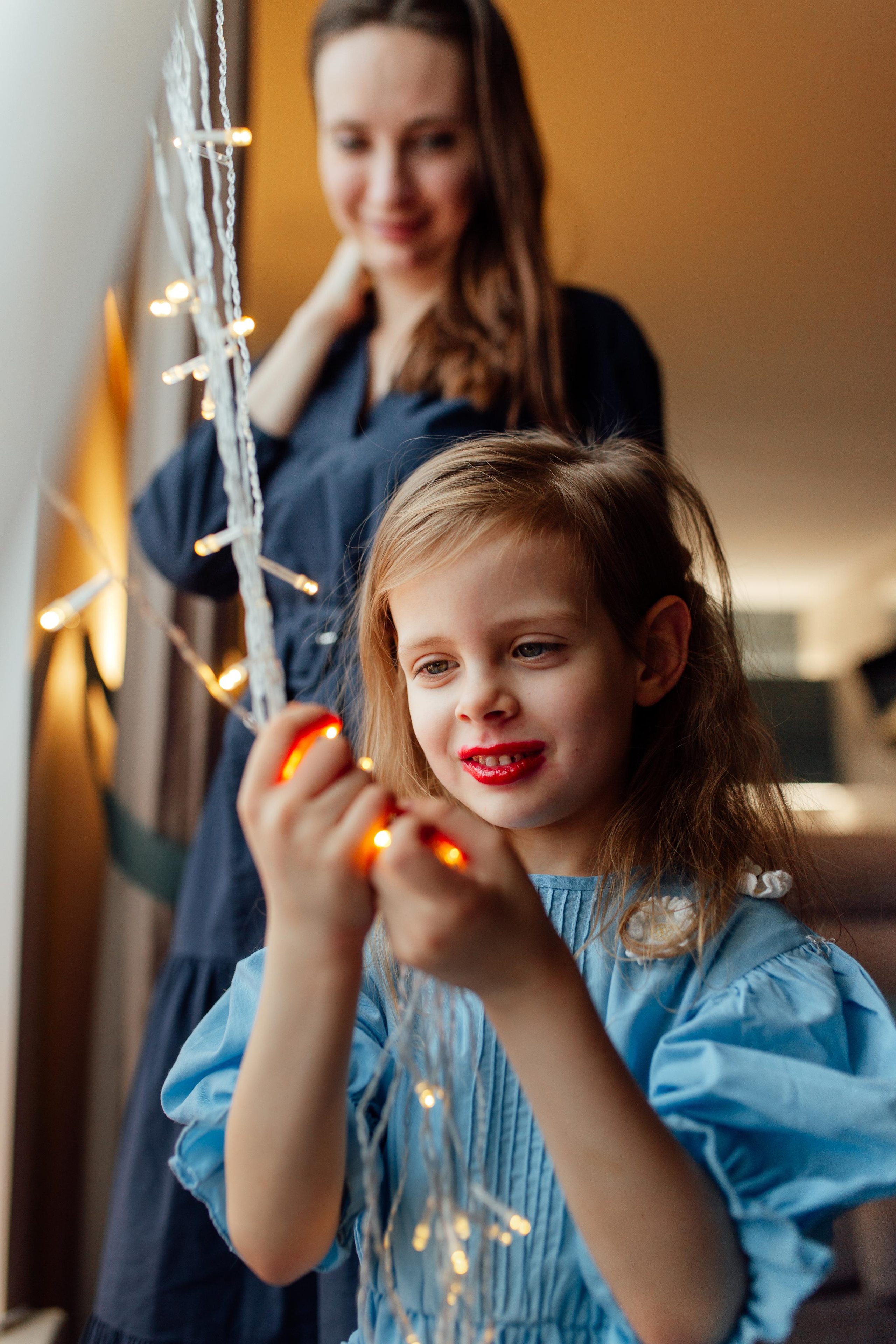 Фотосессия мама и дочки