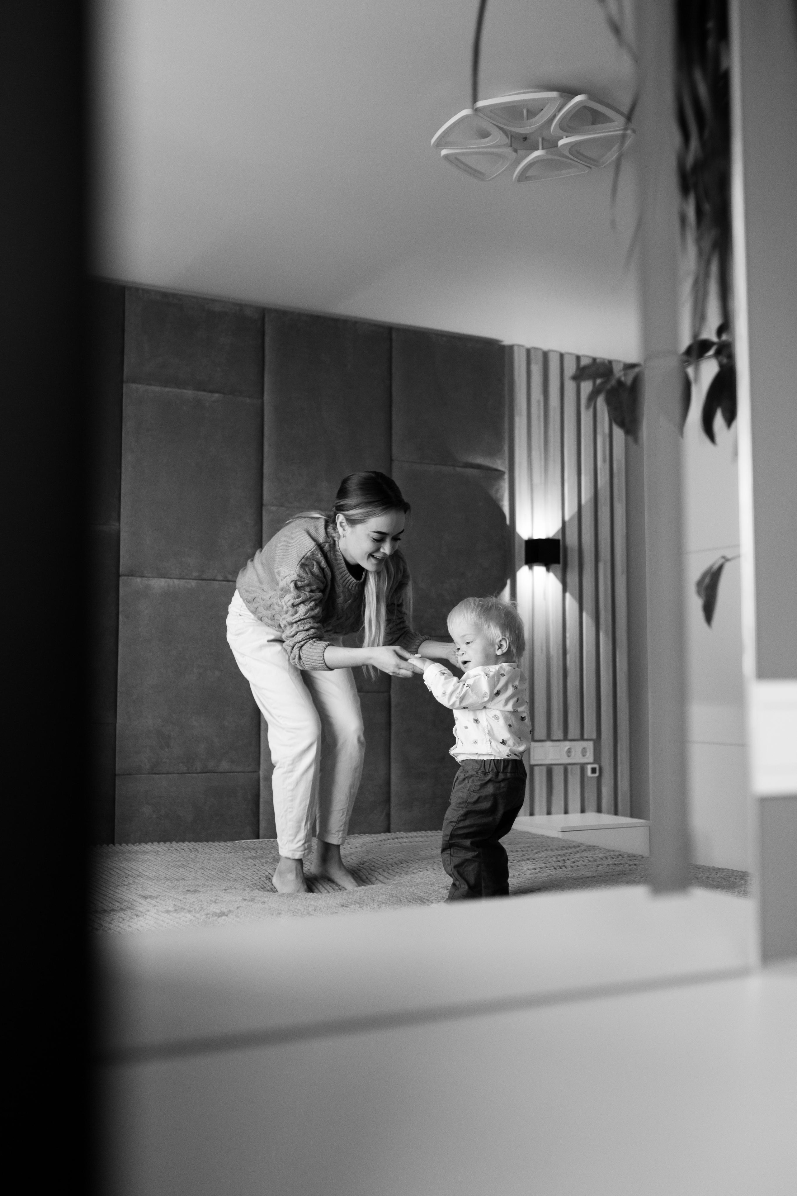 Домашняя мама Наташа и Владик