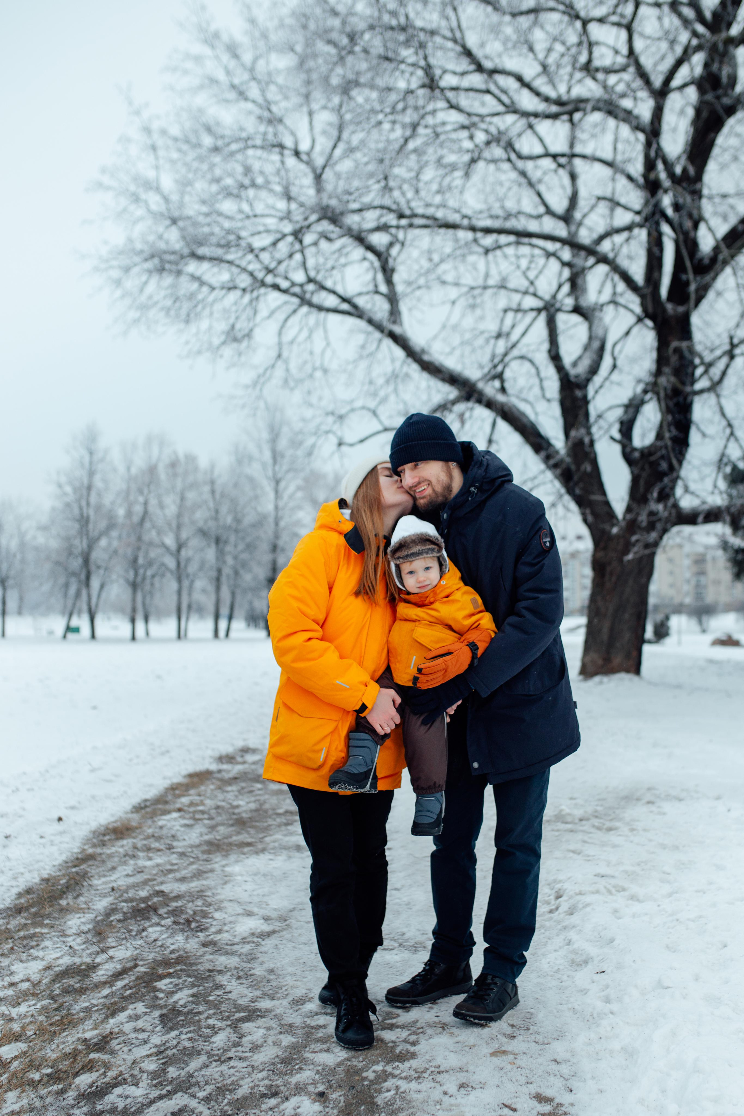 Зимняя семейная