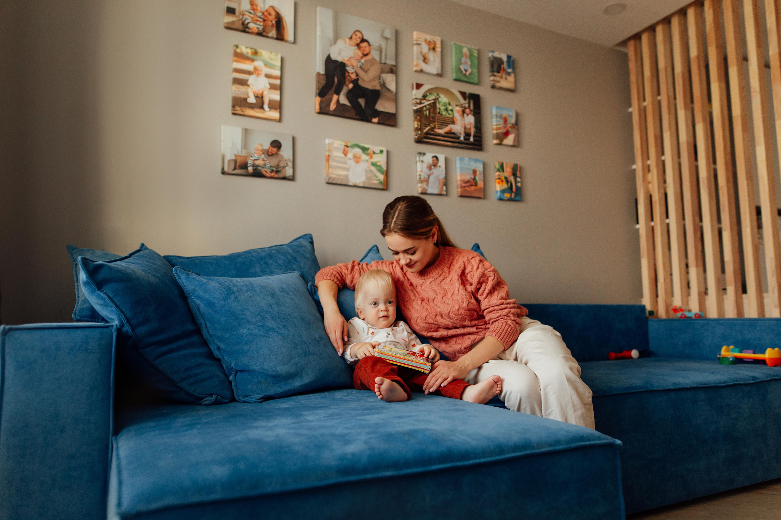 Домашняя мама Наташа и Владик