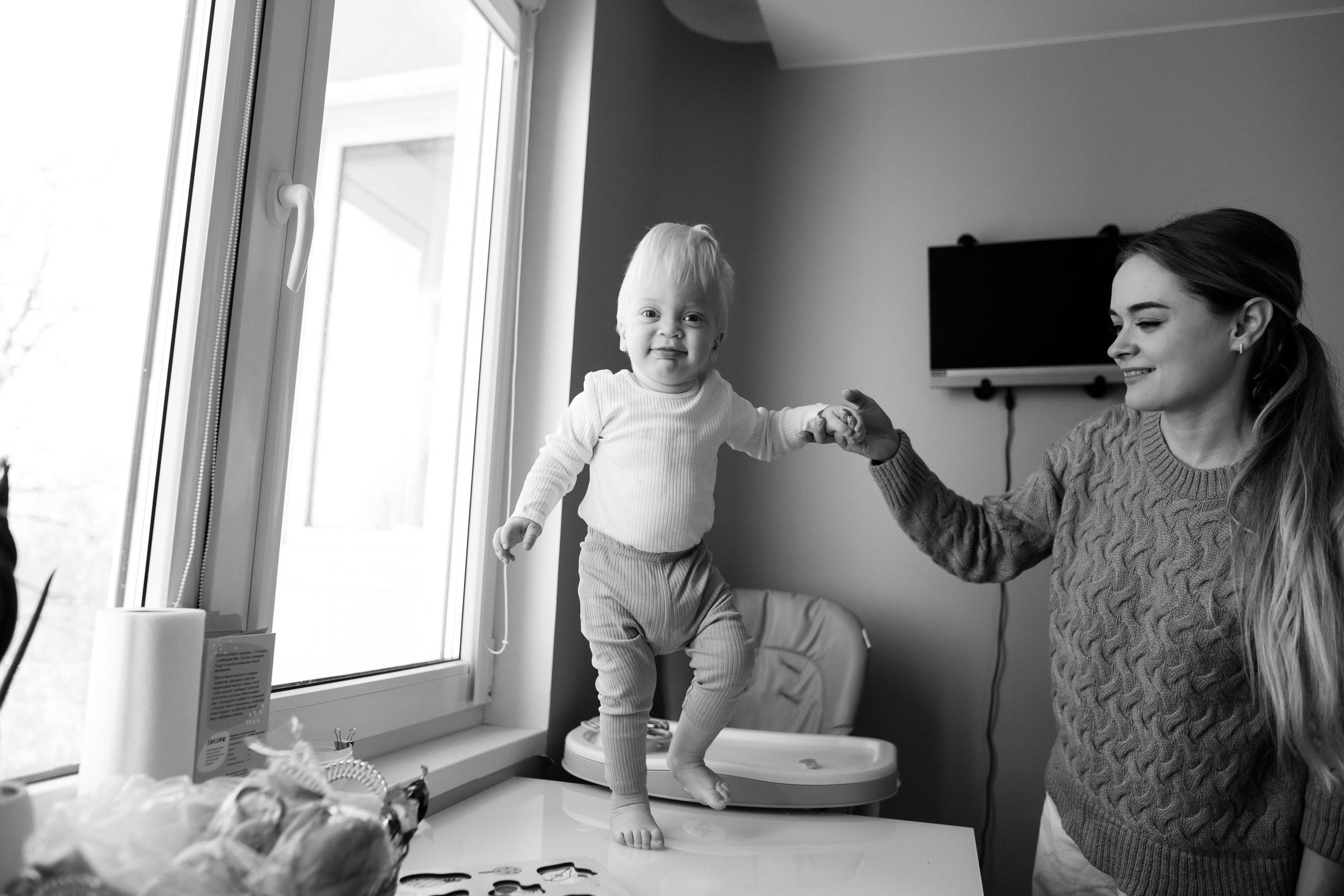 Домашняя мама Наташа и Владик