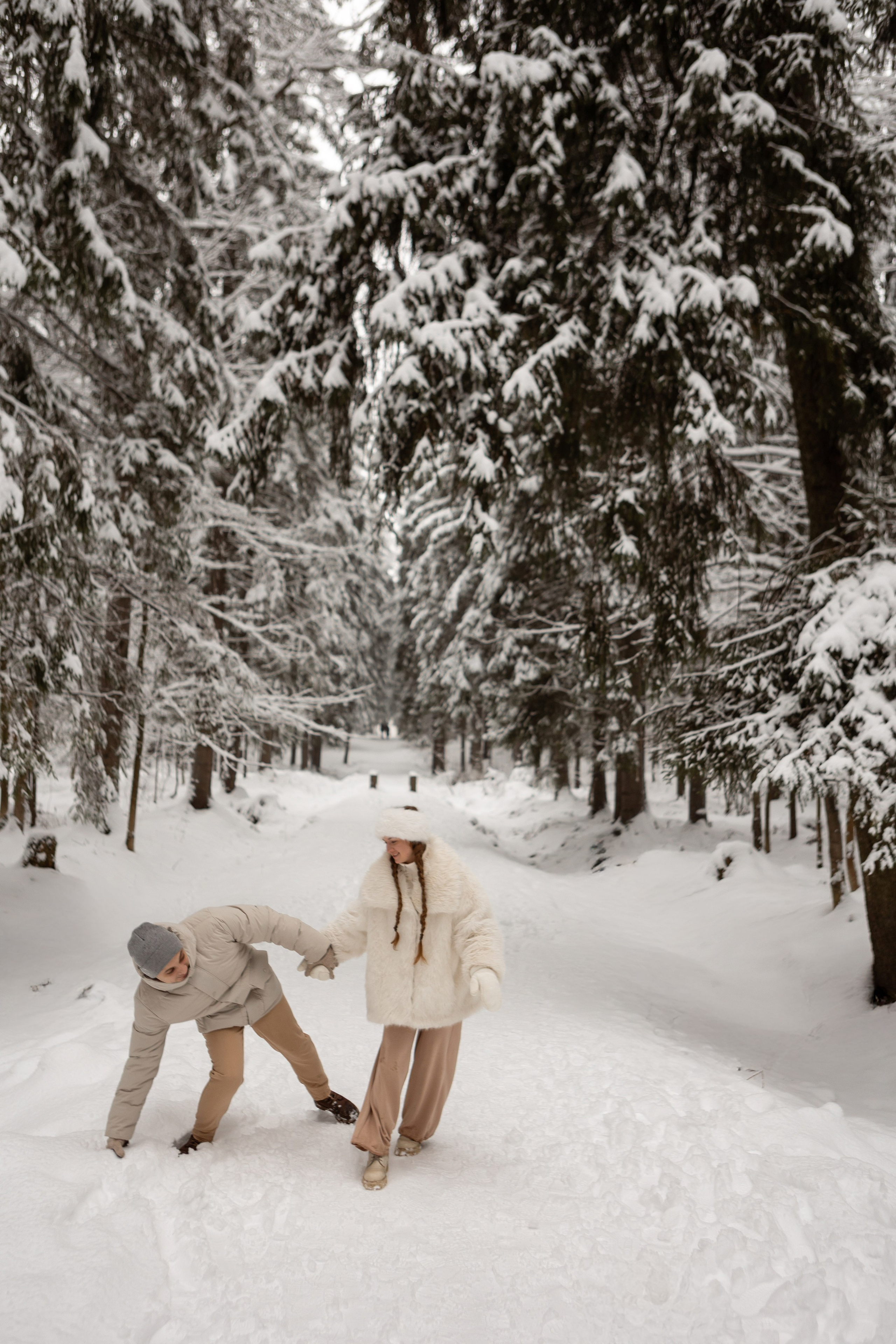 Новогодняя фотосессия с собачками в шуваловском парке. Свадебный фотограф в СПБ | Санкт-Петербурге Анастасия Рахимгулова