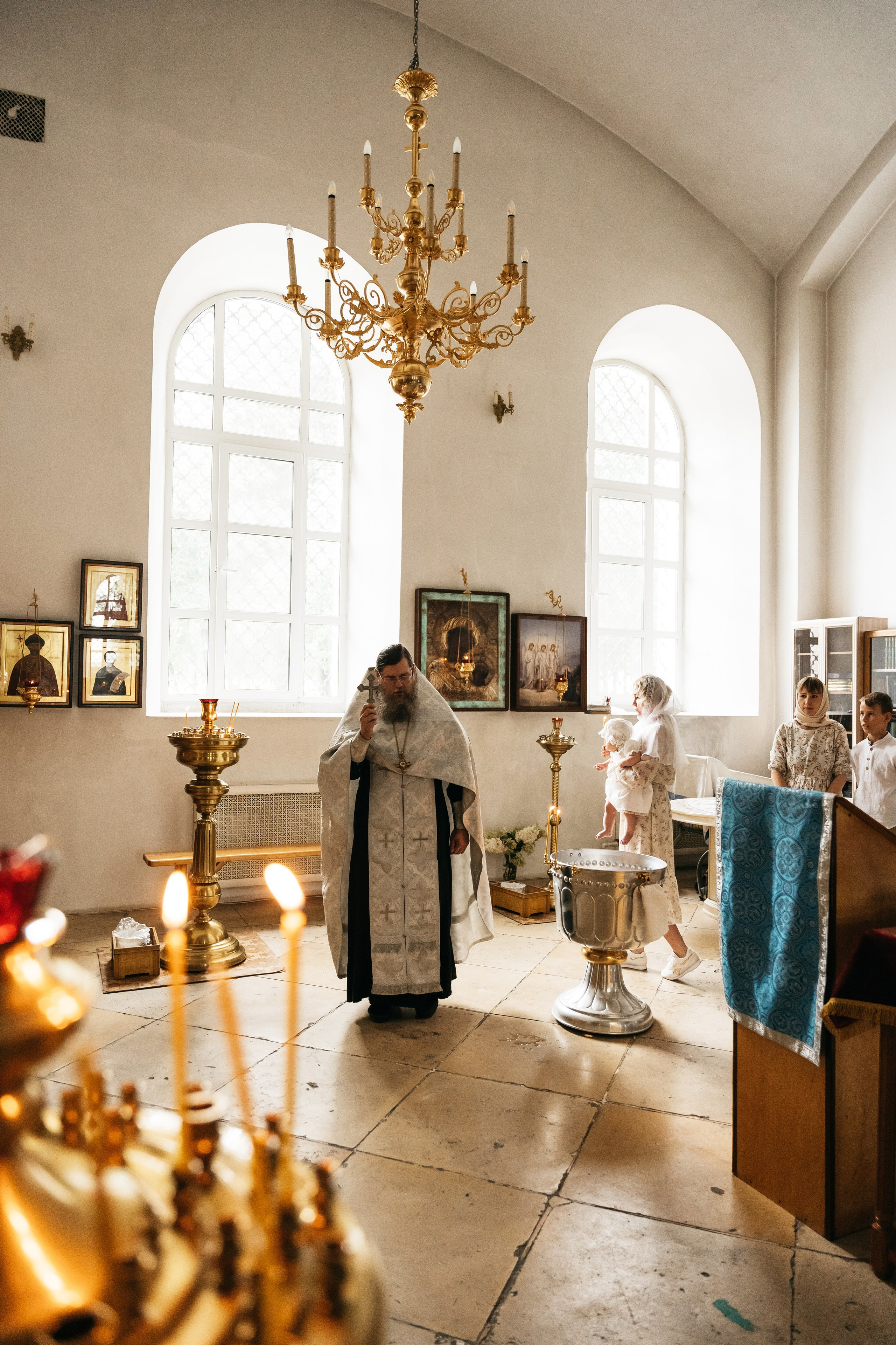 Крещение Анфисы. Алёна Хомич. Свадебный и семейный фотограф Коломна, Москва