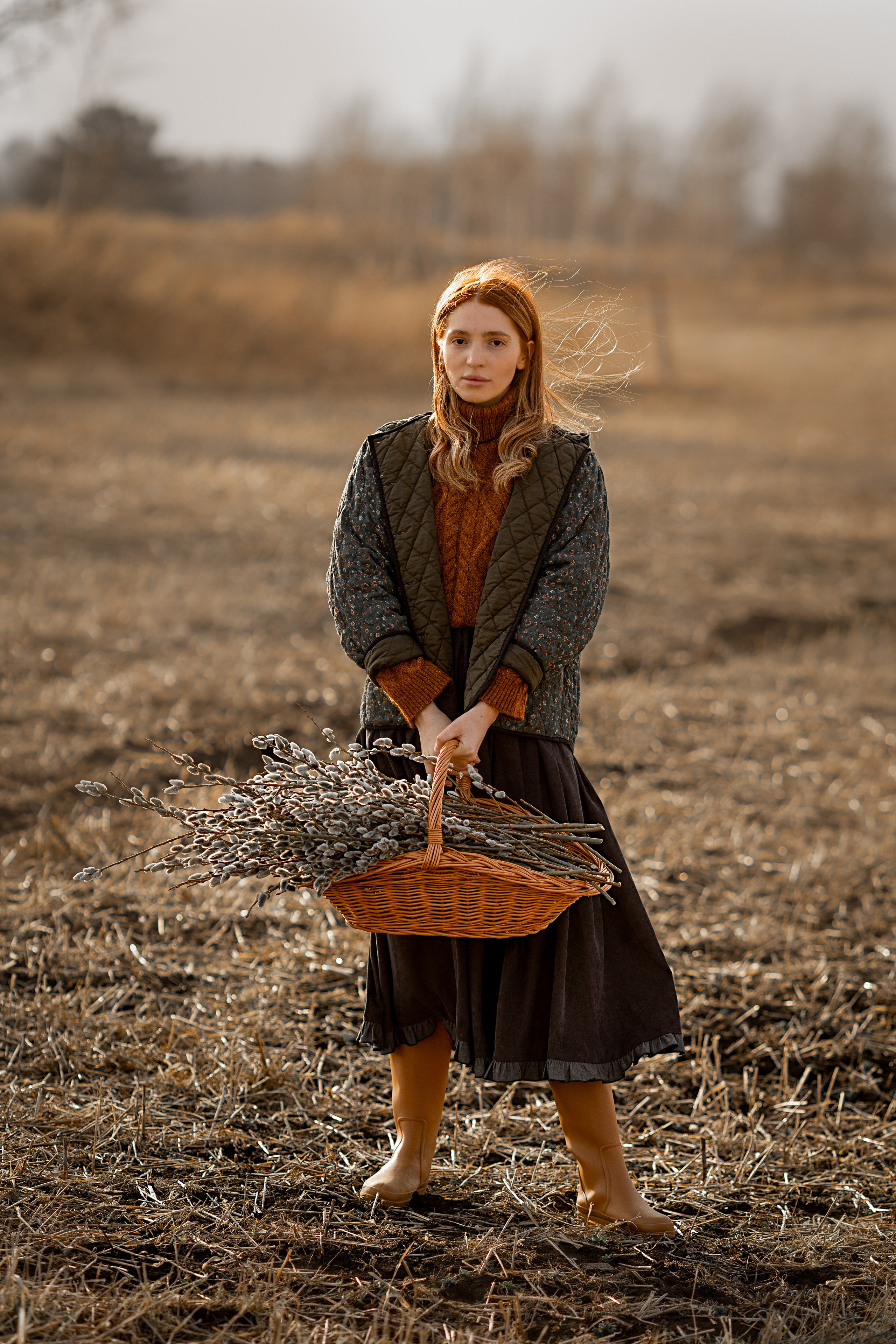 Диана и барашки. Детский и семейный фотограф в Красноярске Елена Коровкина