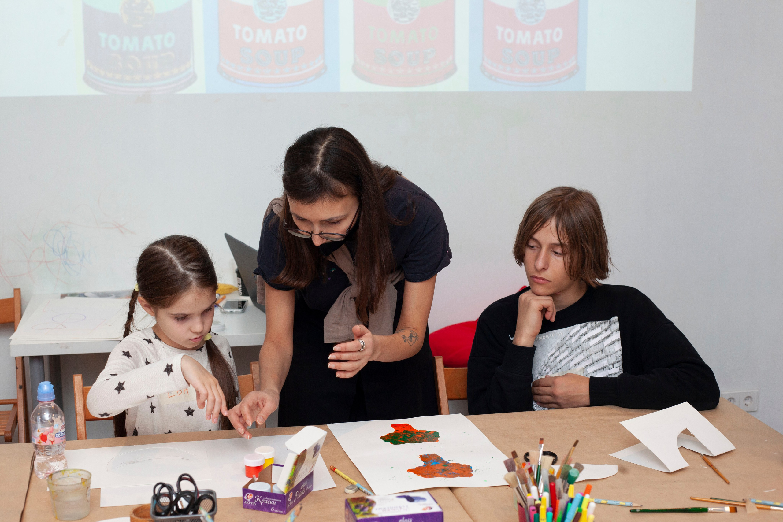 Детский мастер-класс в ММОМА. Stanislav Baryshev — People. Emotions. Atmosphere