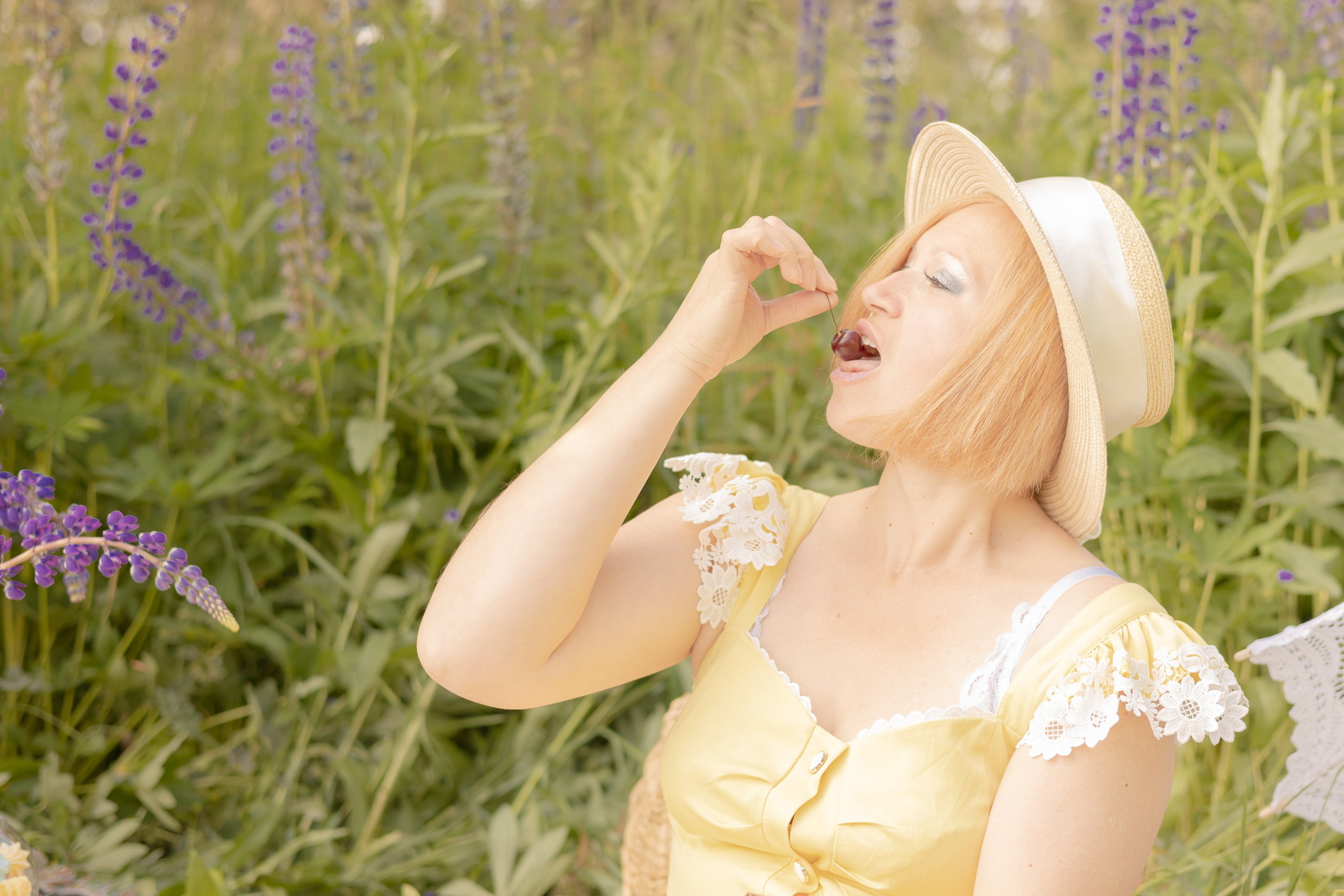 Фотосъемка в люпинах