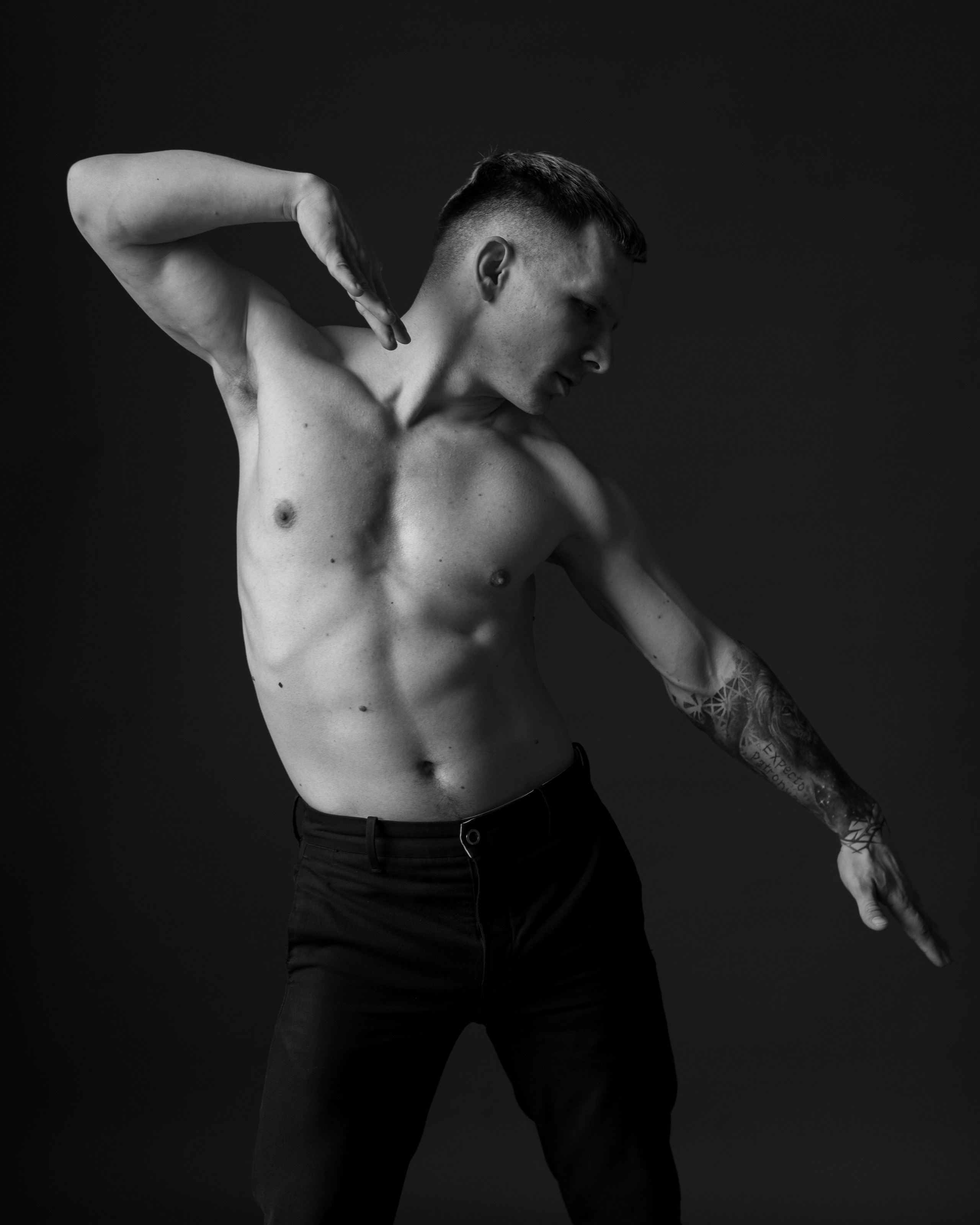 Мужская съёмка в студии. Фотограф Елизавета Потешкина