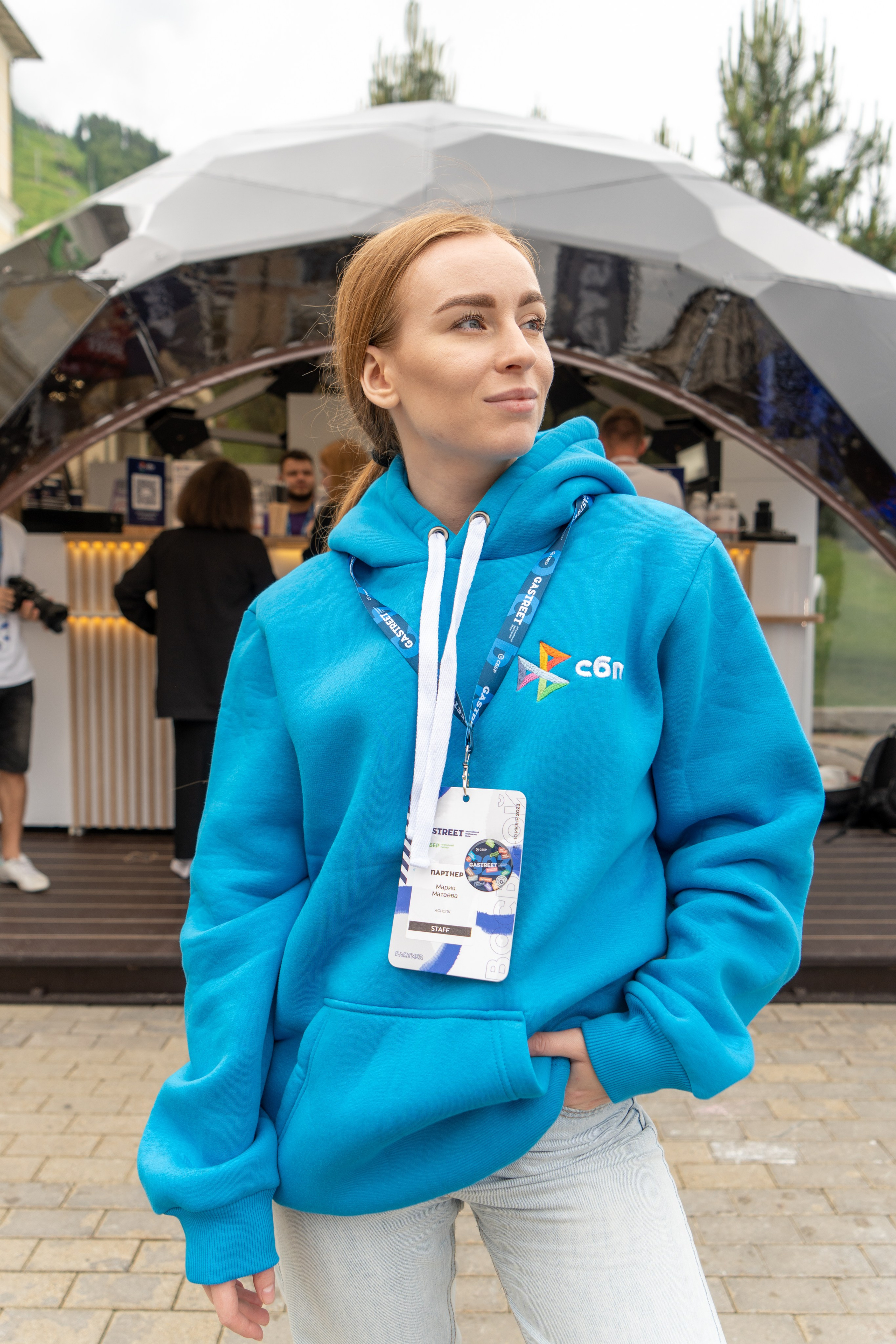 Фотоотчет партнерской интеграции СБП на Gastreet 2023. Репортажный фотограф в Красной Поляне и Сочи Павлюченко Екатерина