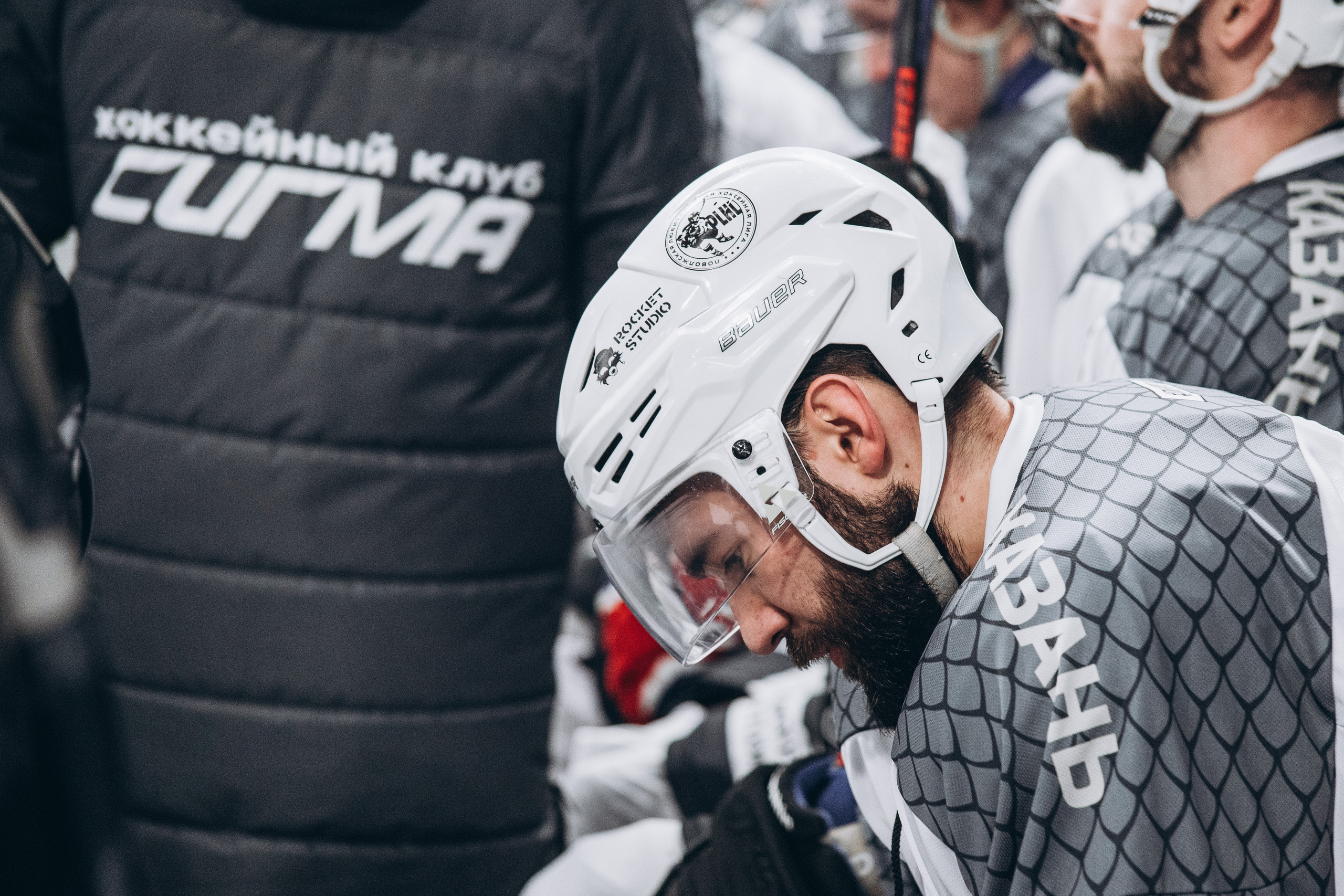 Хоккейный матч Сигма — КГАСУ. Портретный и репортажный фотограф Елизавета Рудовская|Казань