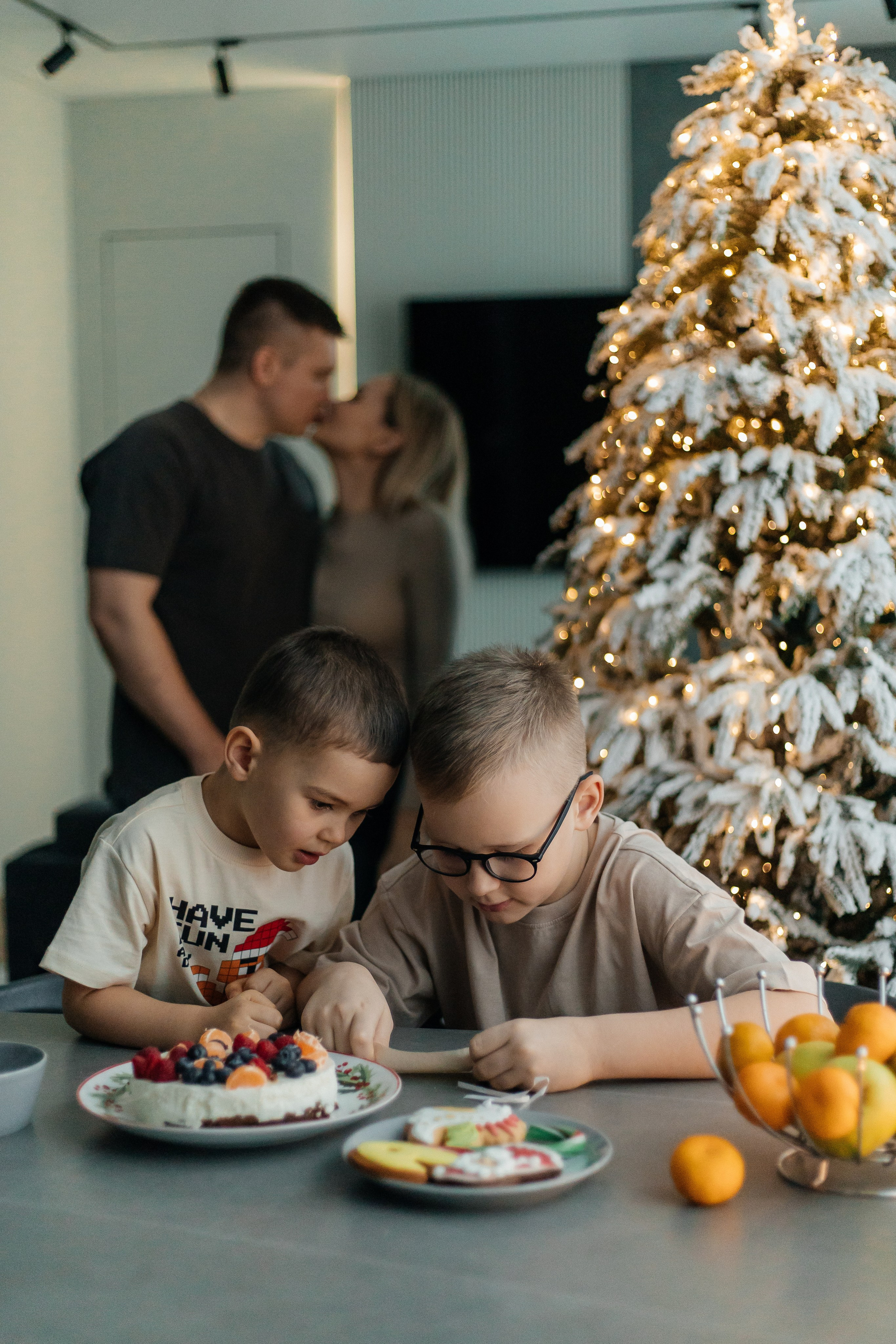 Под Новый год. Семейный фотограф Москва