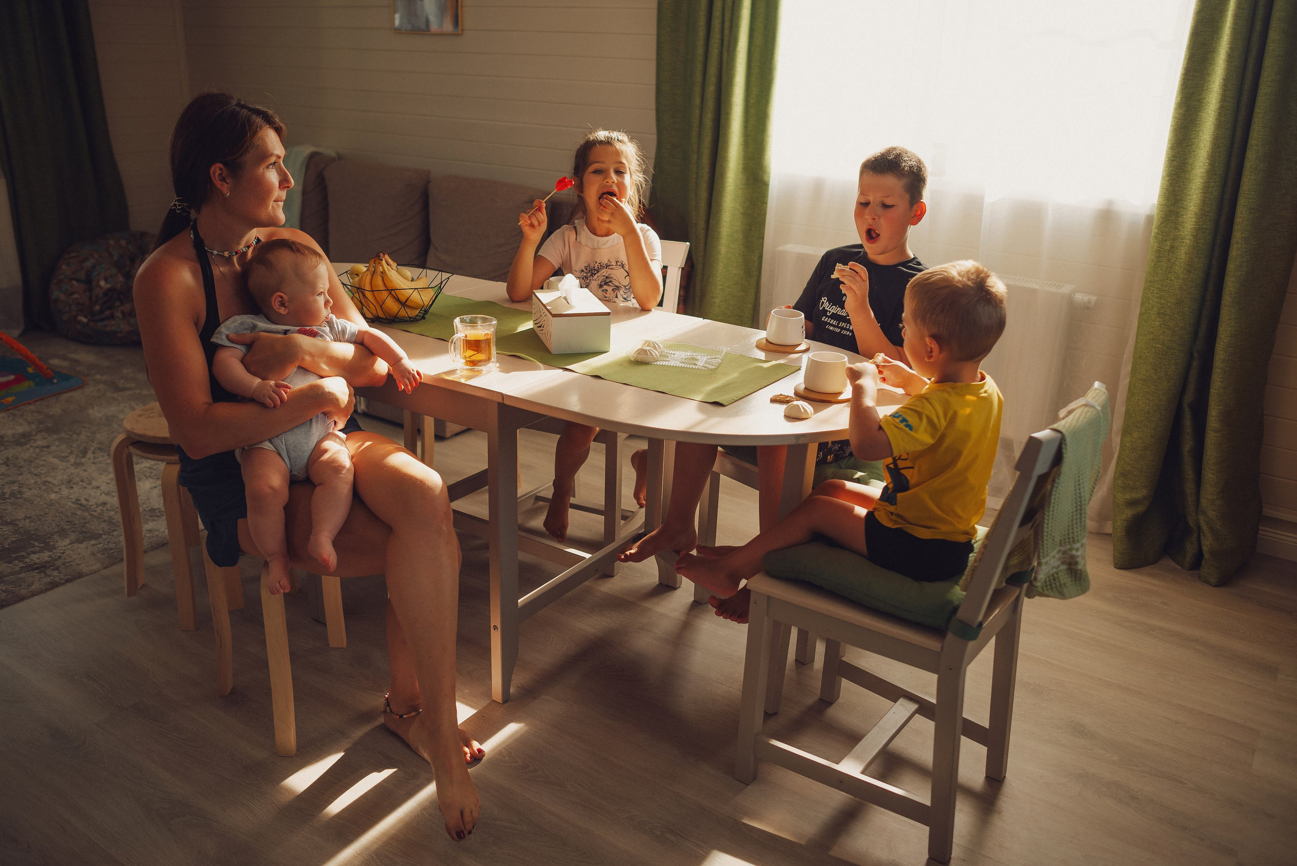 Домашняя фотосессия. Семейный и детский фотограф в Обнинске, Калуге, Москве
