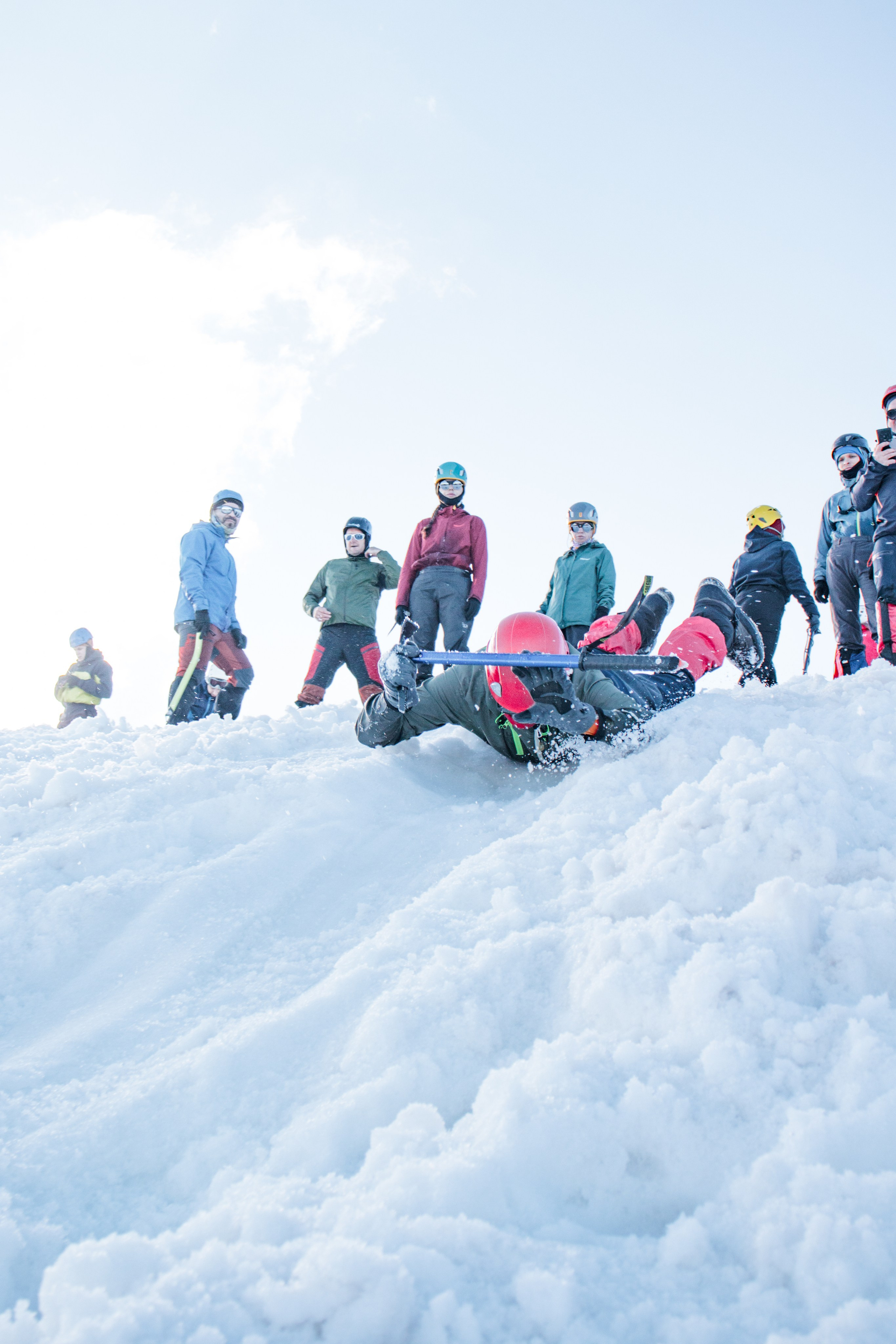 Снежно-ледовые занятия. Фотограф на трекинг и восхождение Эльбрус, Приэльбрусье. Елизавета Бобок