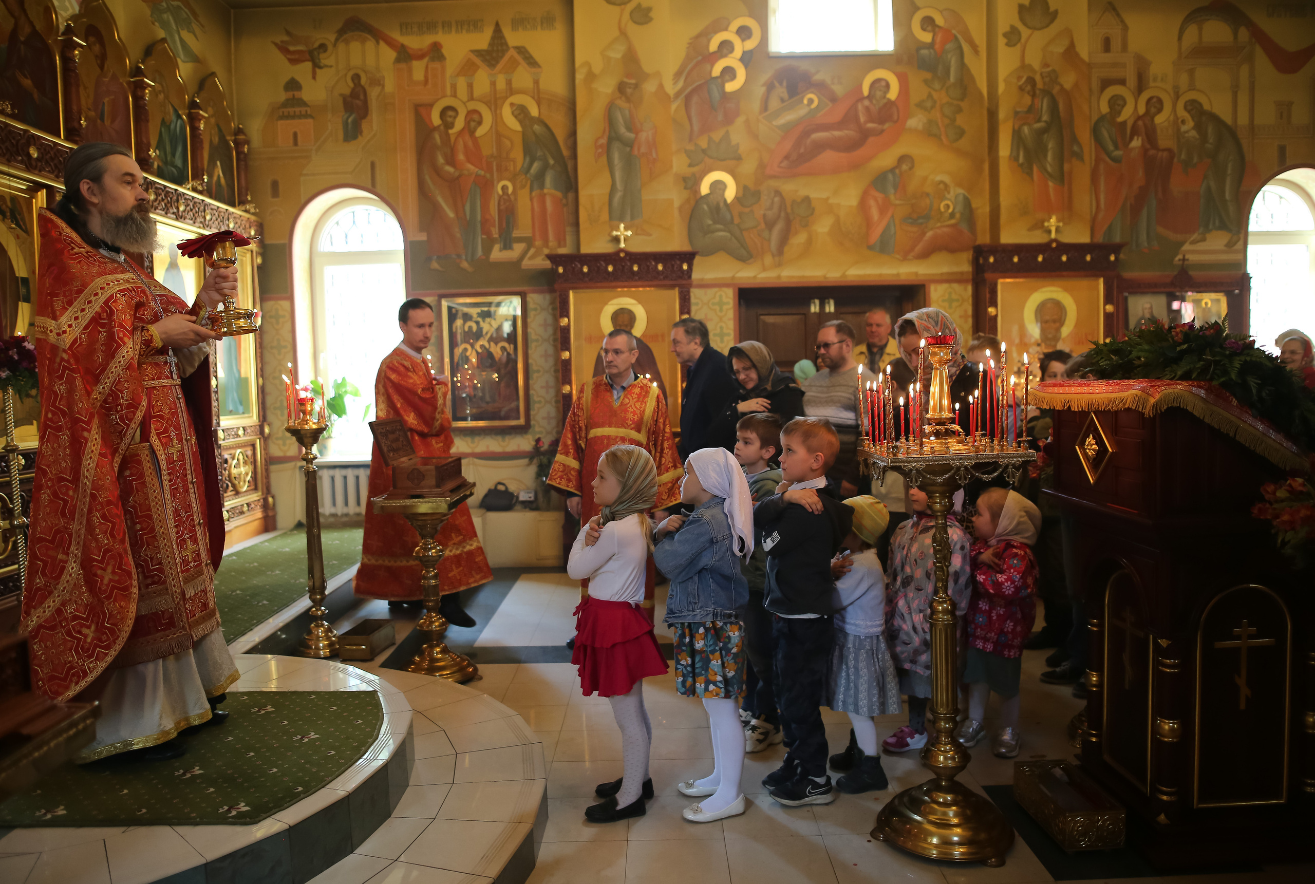 Антипасха храм прп. Сергия Радонежского пос. Красково. Семейный и детский фотограф Анна Петракова