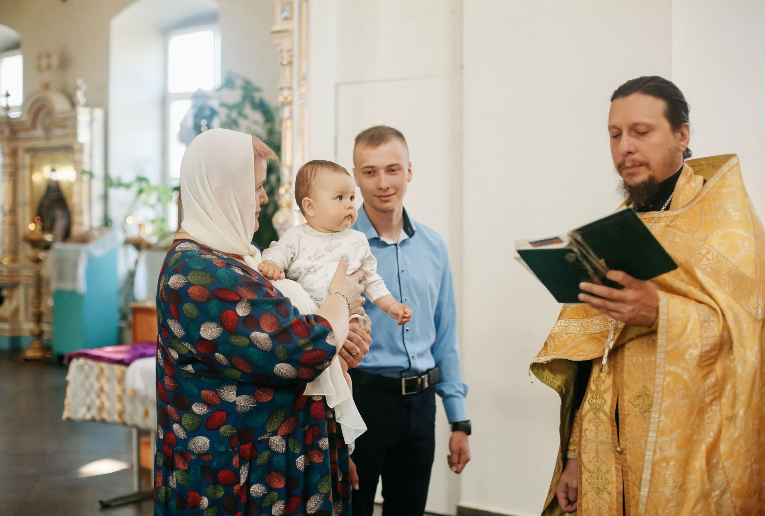Крещение Валерии. Семейный и детский фотограф Анна Петракова