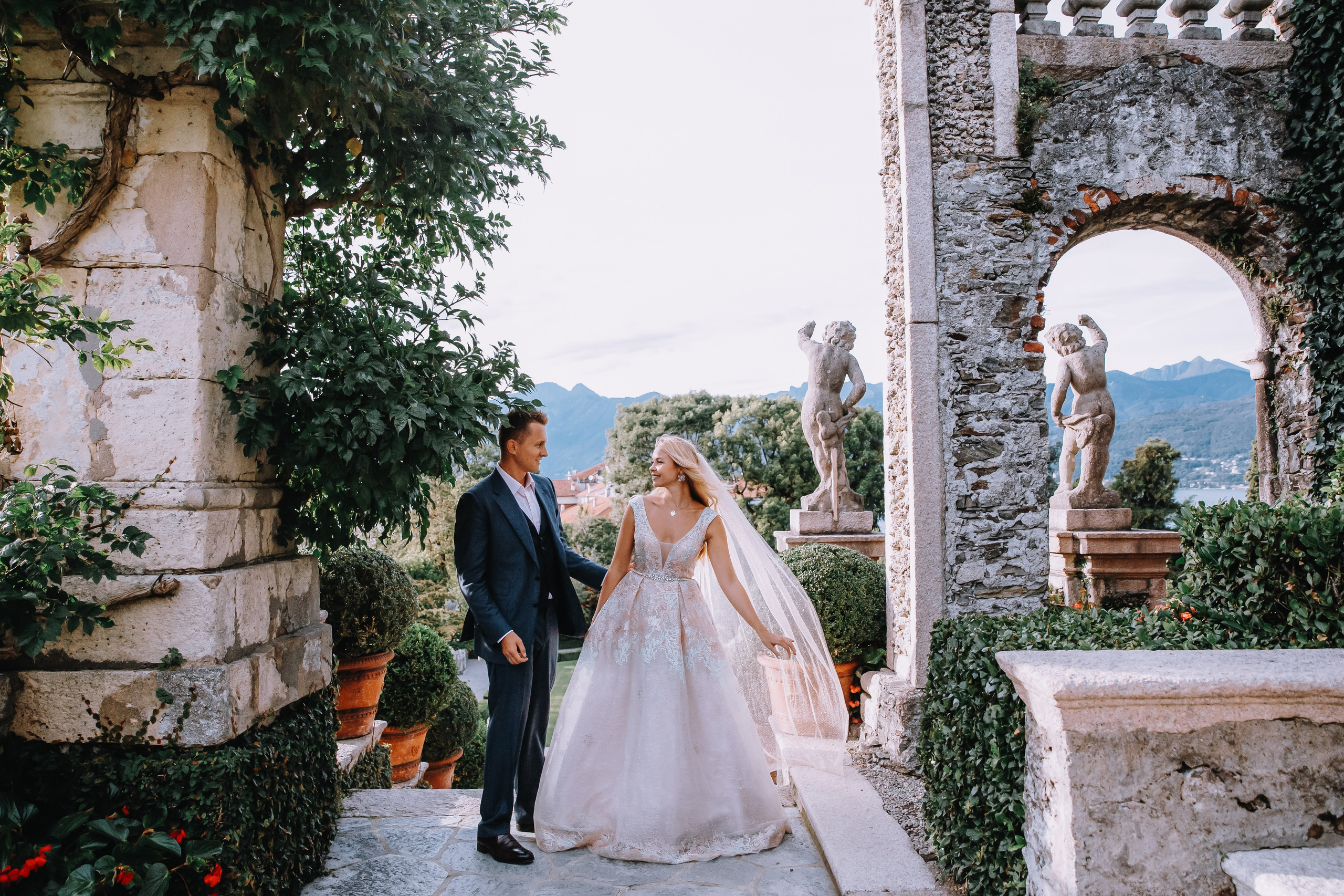 Свадьба в Италии (озеро Маджоре). Фотограф и видеограф Анна Домашенко