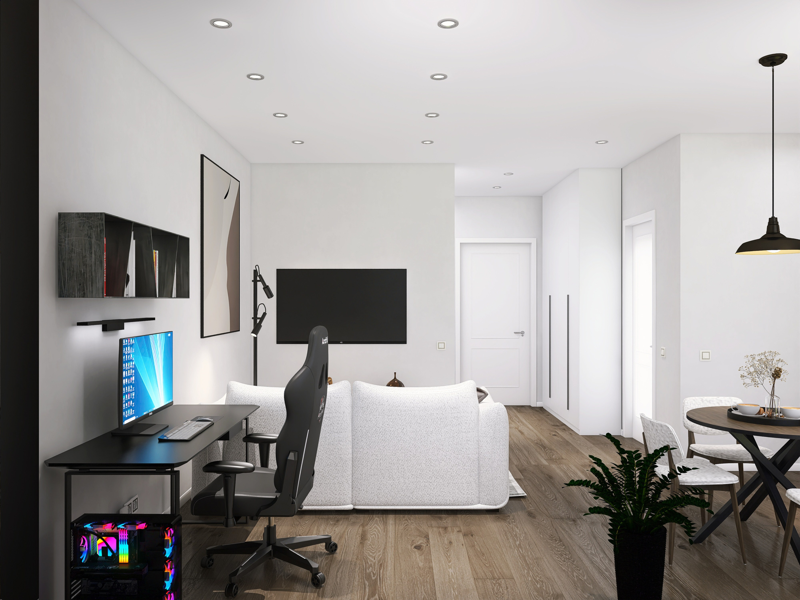 КП Green Park. Площадь 60 кв. м. Дизайнер интерьера в Новосибирске_Елена Сергеева