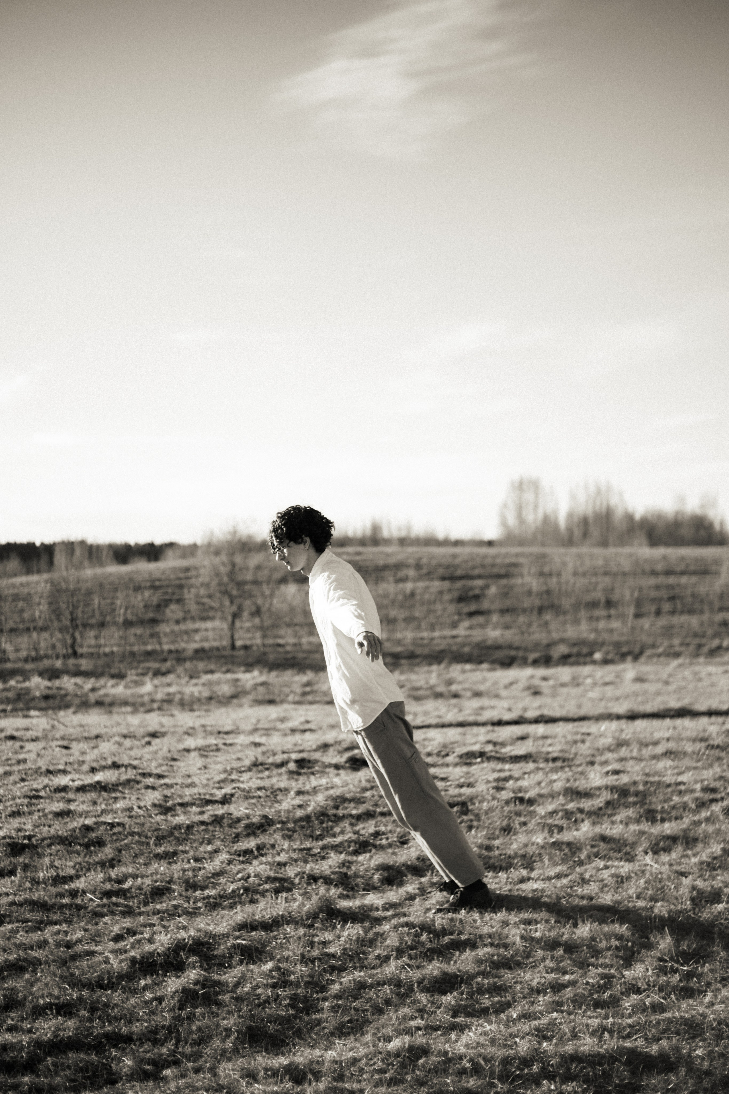 Андрей. Съёмка в поле. Lickord