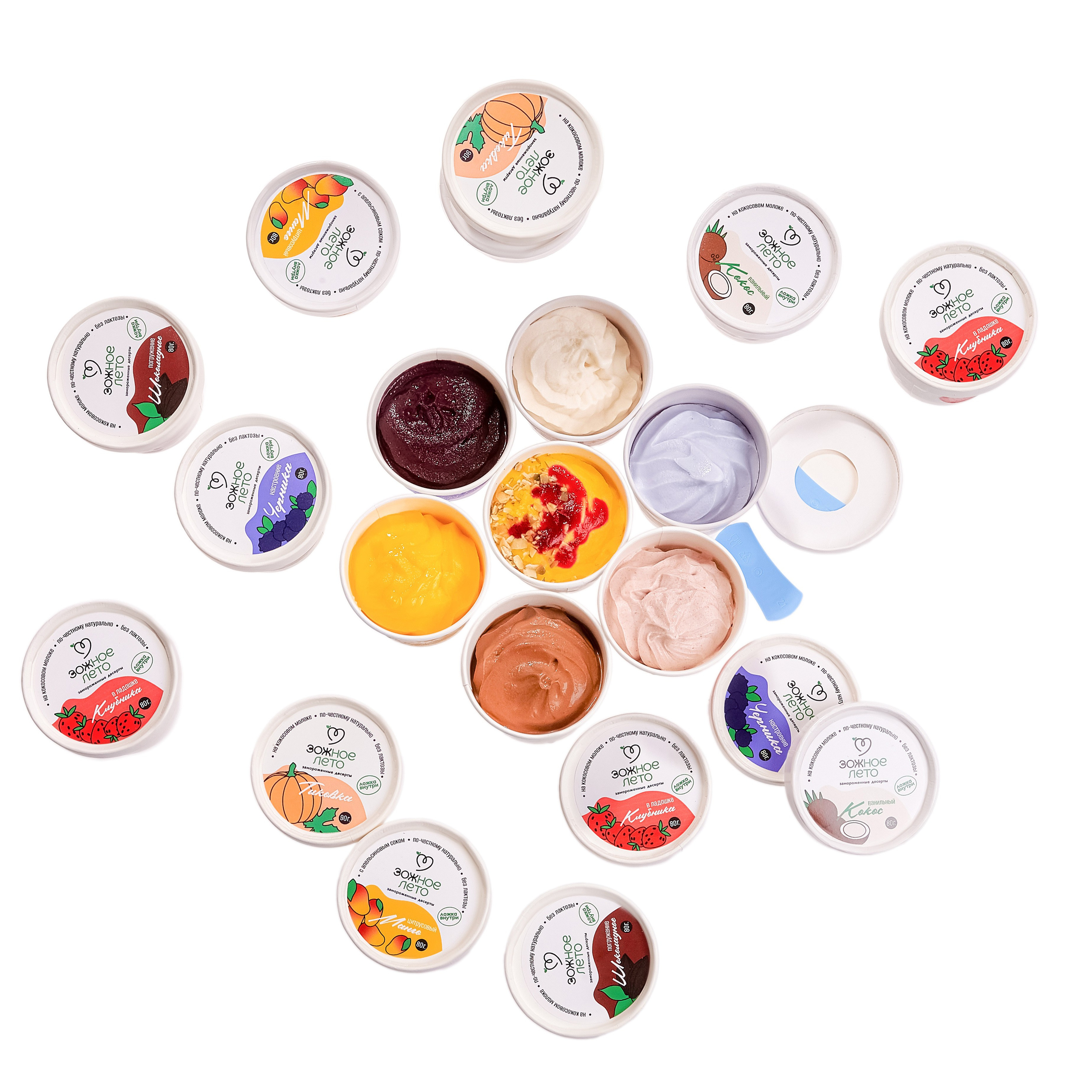 Портфолио каталожной съёмки: замороженные десерты "ЗОЖное лето". Фотограф Яковлев Роман — Красноярск