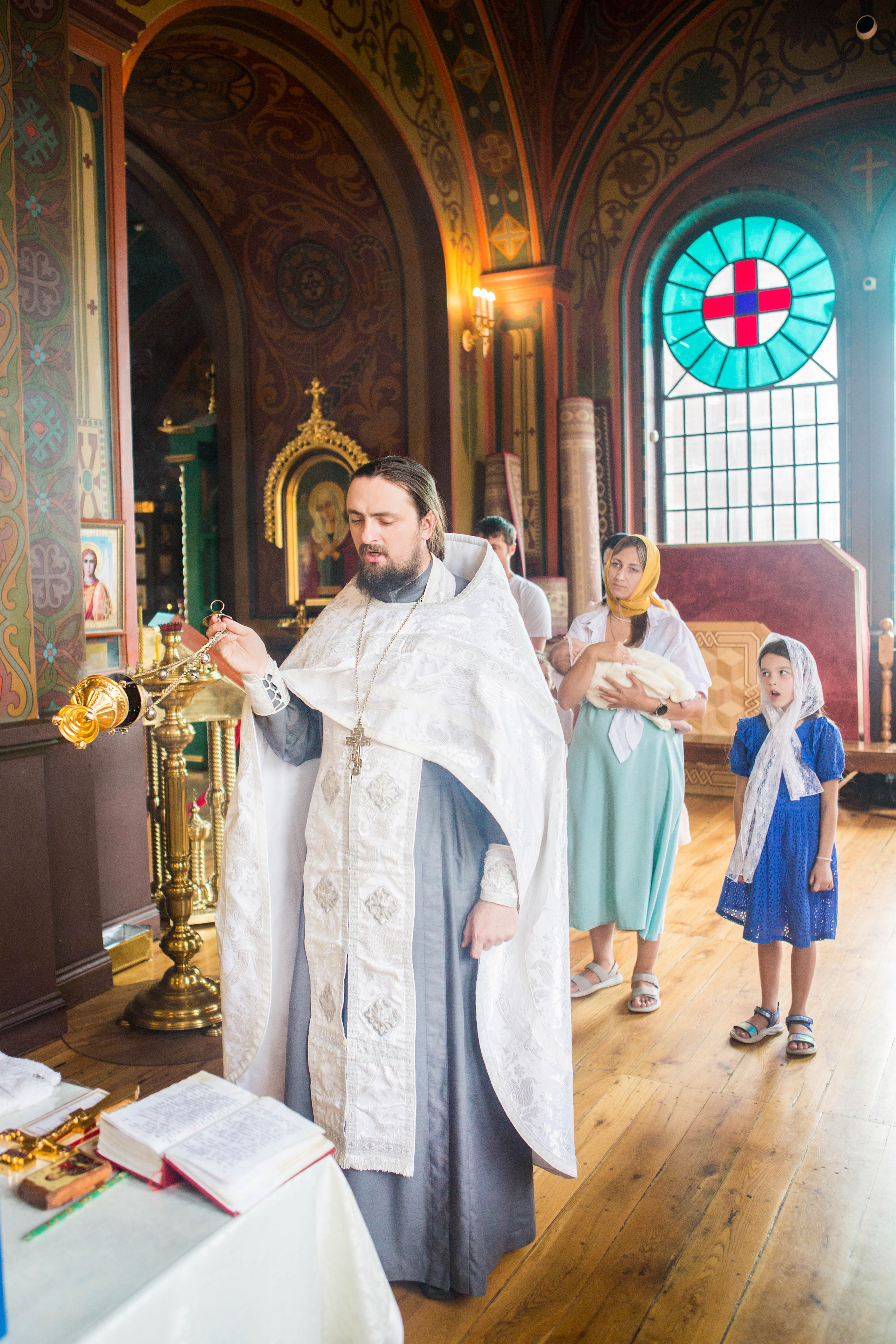 Крещение Анны. Свято-Троицкий собор. Свадебный семейный и детский фотограф в Краснодаре Карина Федоровская