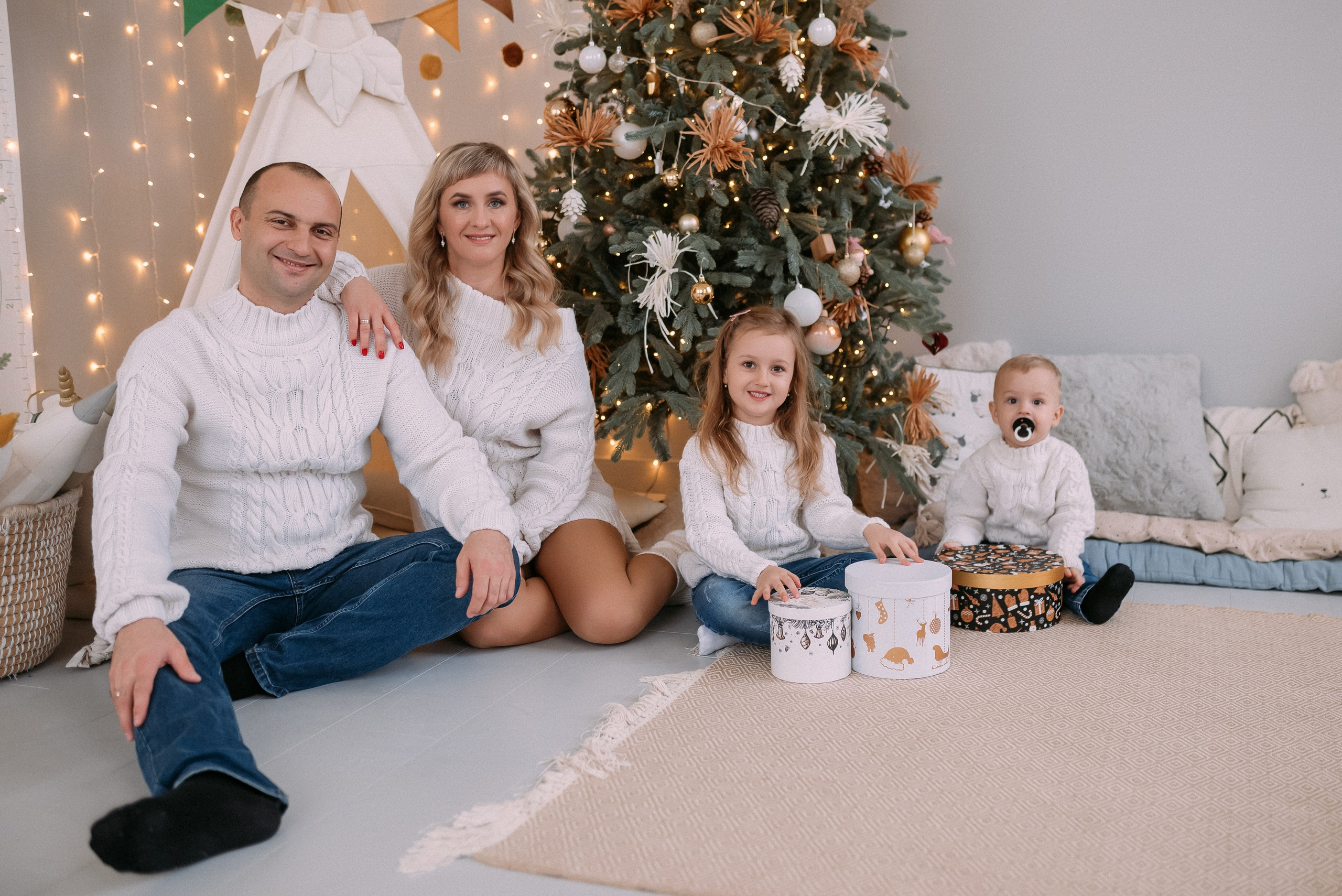 Семейная новогодняя съёмка. Свадебный и семейный фотограф в Симферополе Дарья Маркова