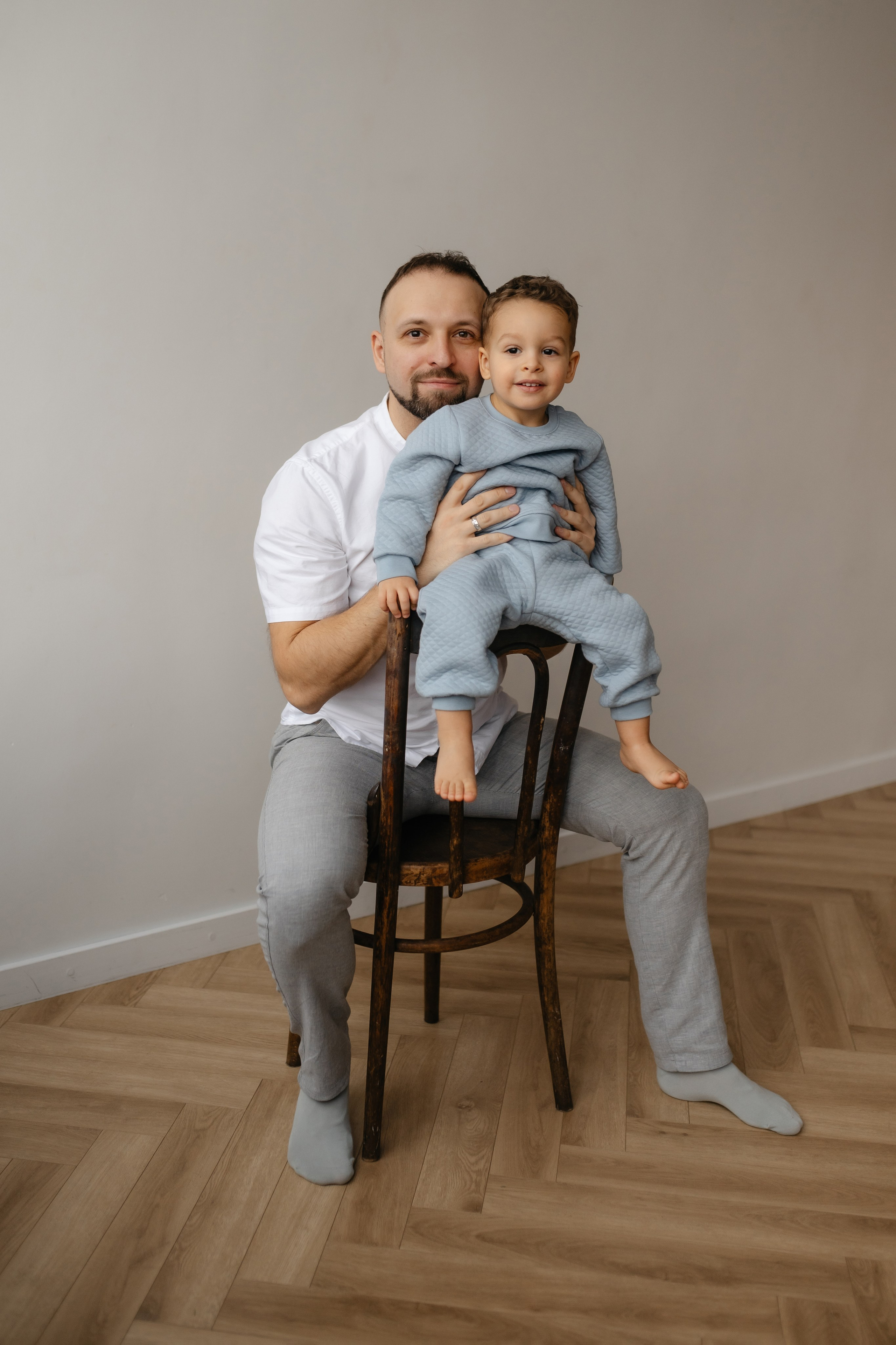 Семейная новогодняя съемка в студии. Семейный и портретный фотограф Нижний Новгород