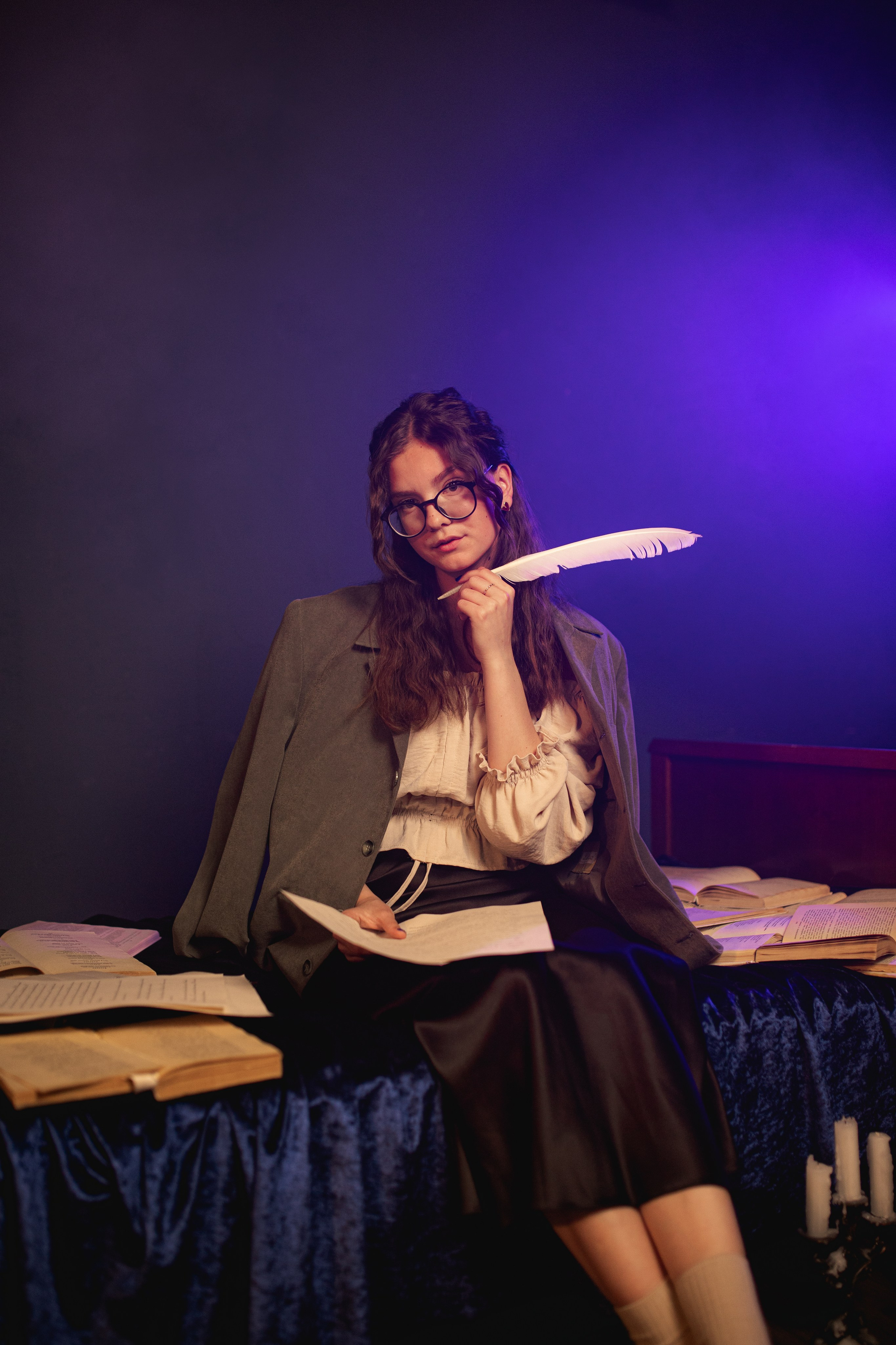 Мисс Физика 2024: фотосессия в стиле «Виды искусств». Портретный и репортажный фотограф в Воронеже: Анастасия Пузикова