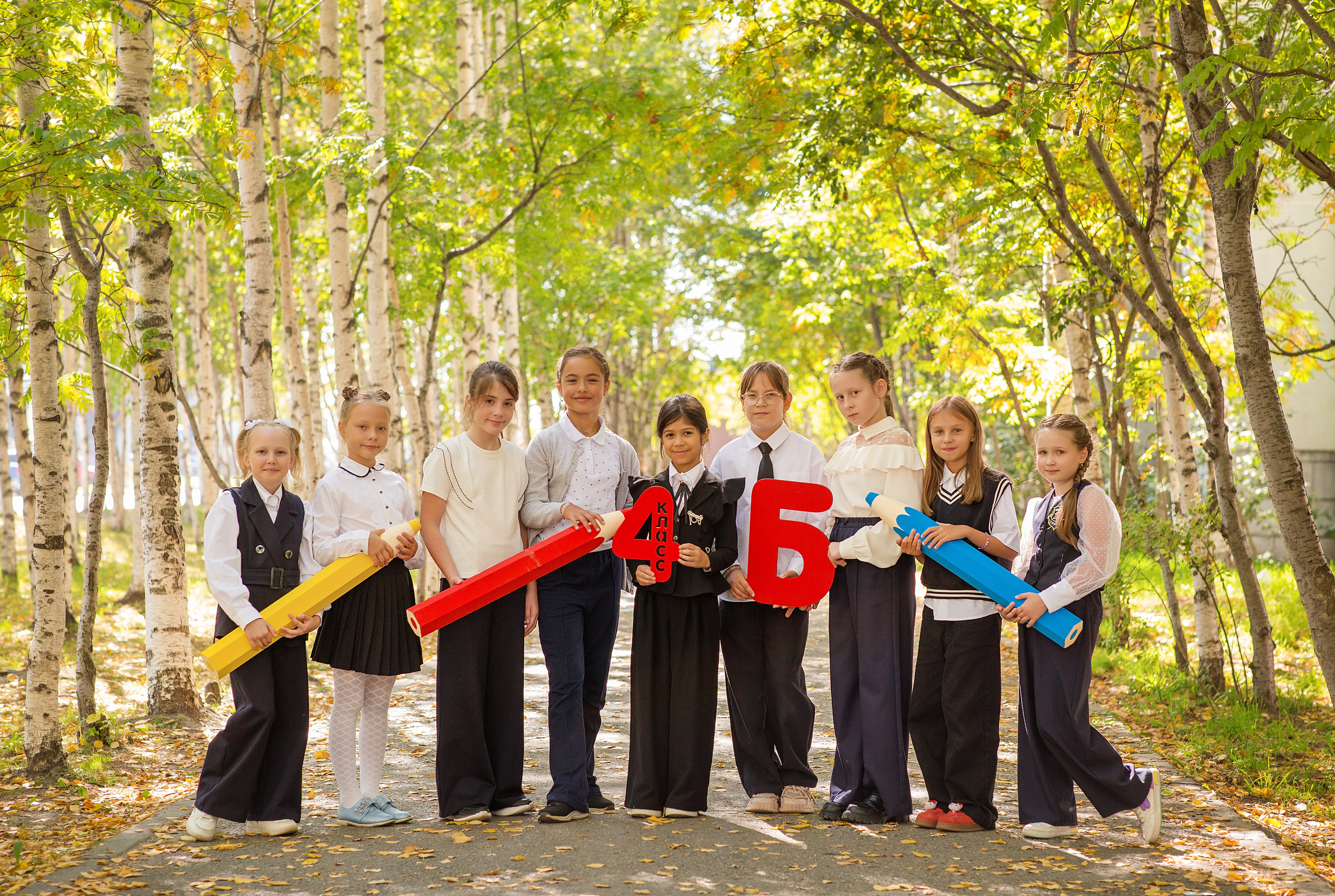 Выпускники 4 классов. Фотограф в г. Сургуте Марина Киприна