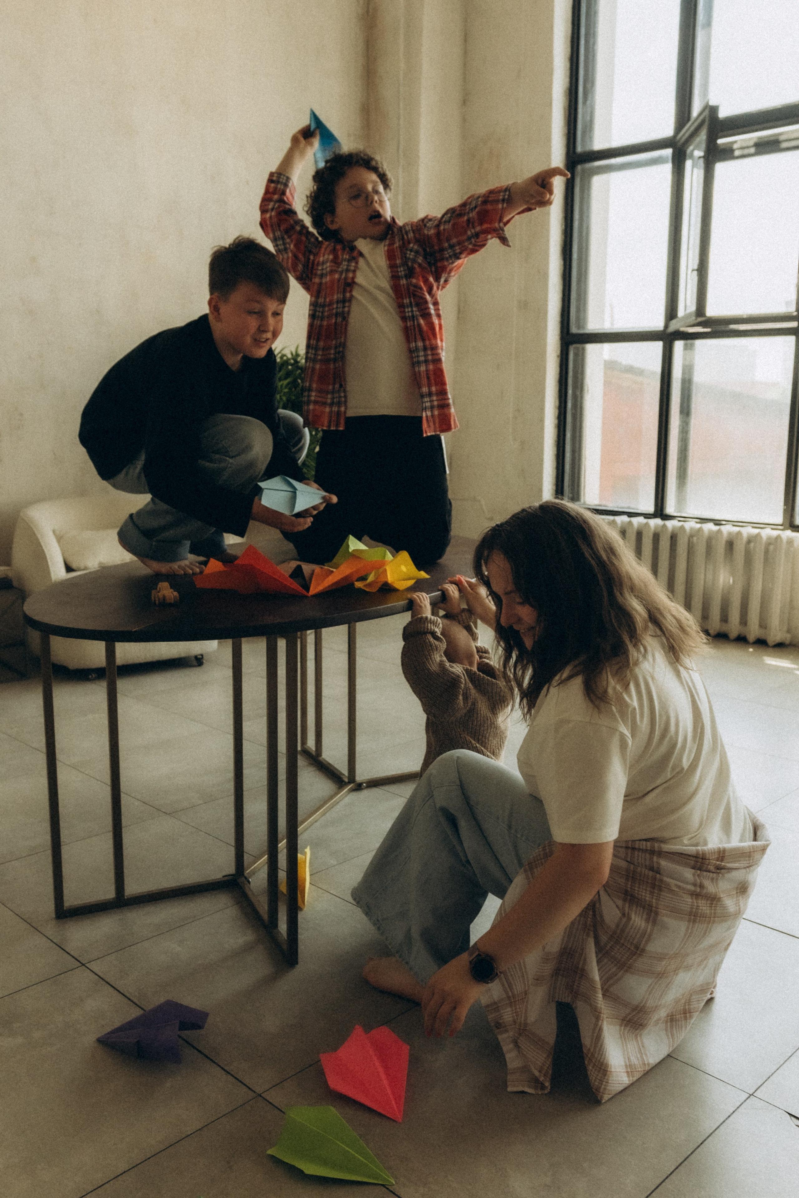 Ильнара и сыновья. Гаврилова Настя семейный фотограф lifestyle в Москве