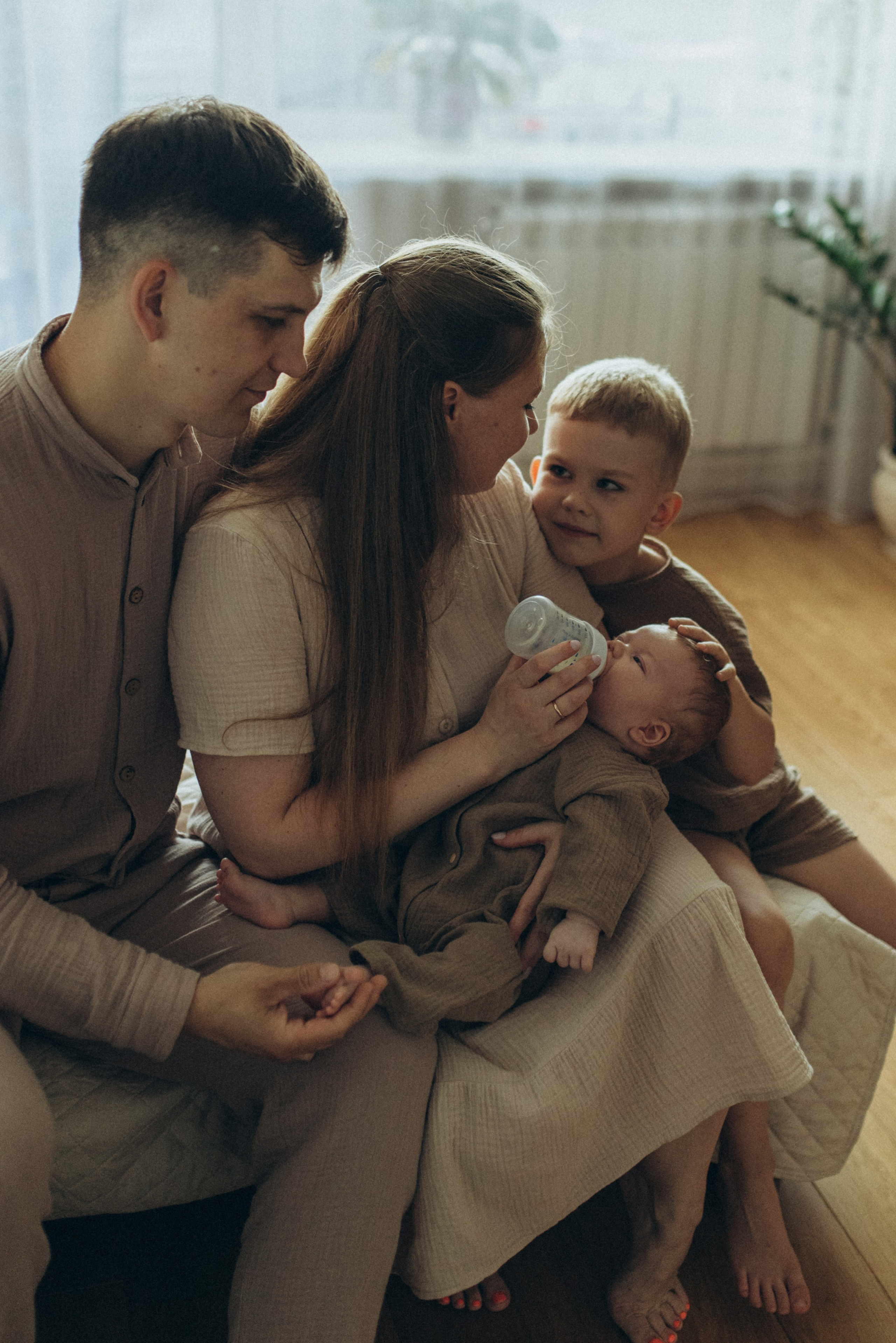 Уютная домашняя съемка. Семейный фотограф в Москве Екатерина Север
