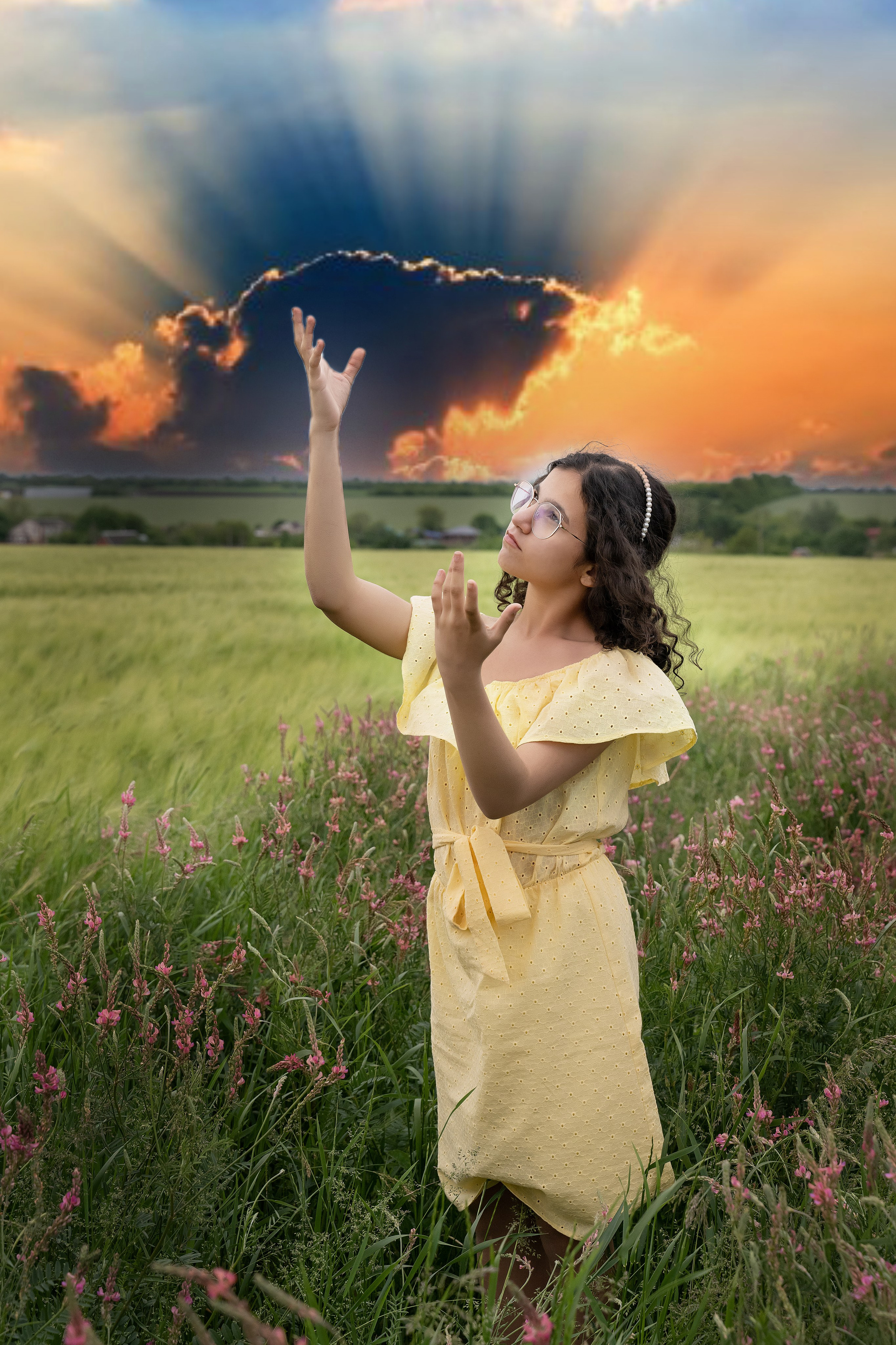 Смешанное цветение и зелень. Главная